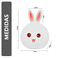 Lámpara de Conejito de Silicona Inalámbrica LED Nocturna - Miniatura 2