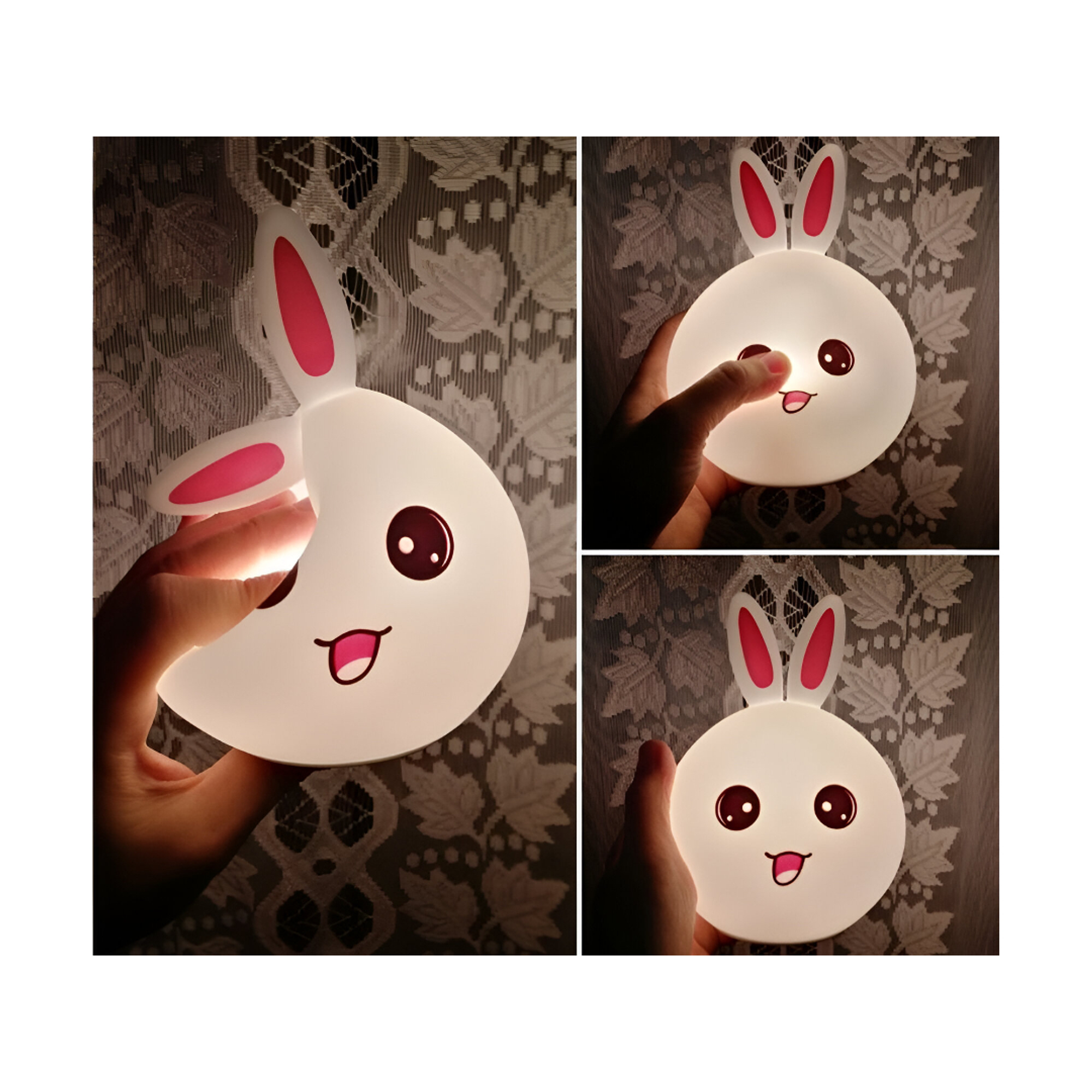Lámpara de Conejito de Silicona Inalámbrica LED Nocturna 5