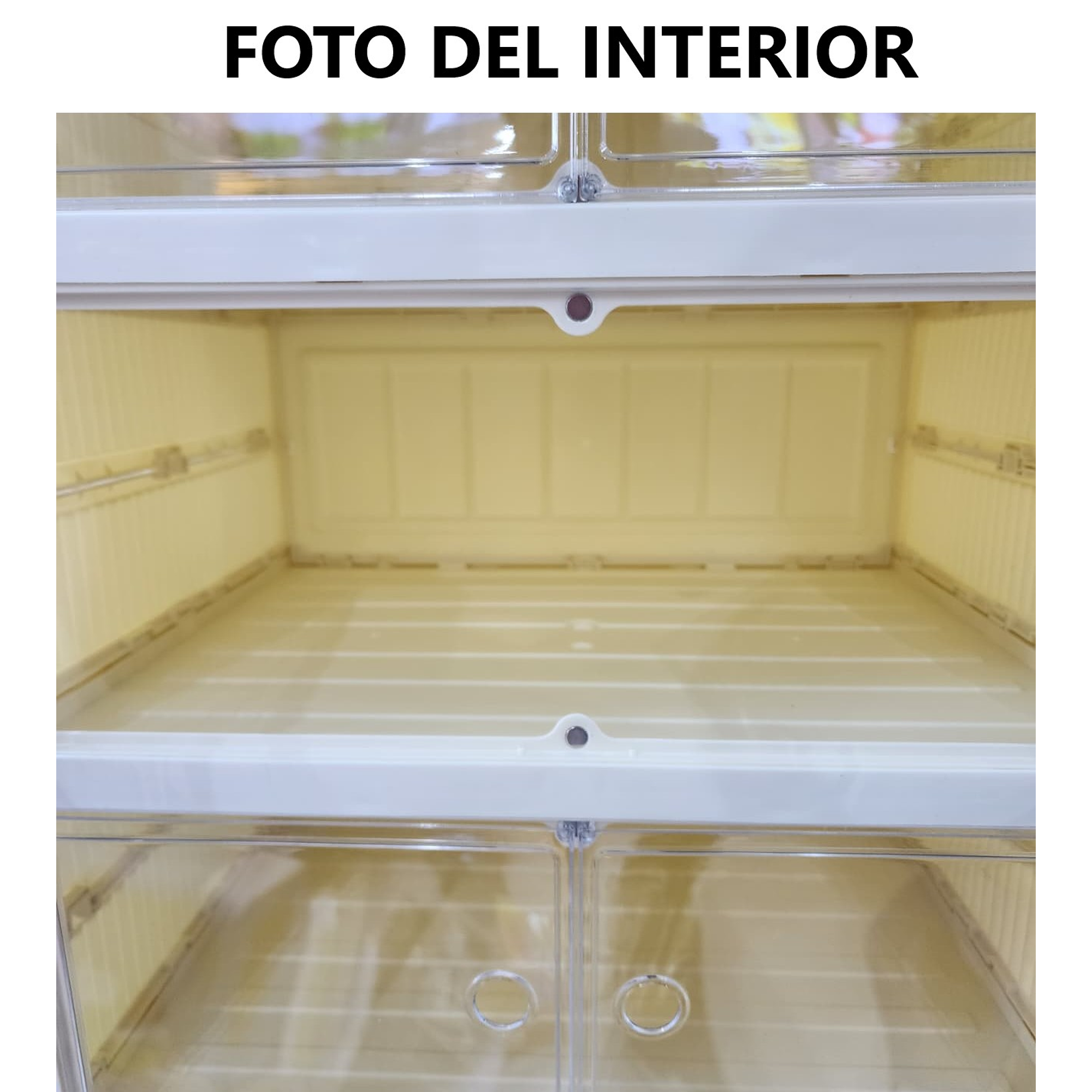 Organizador grande de Acrílico Plegable con puertas - 6 Niveles 5