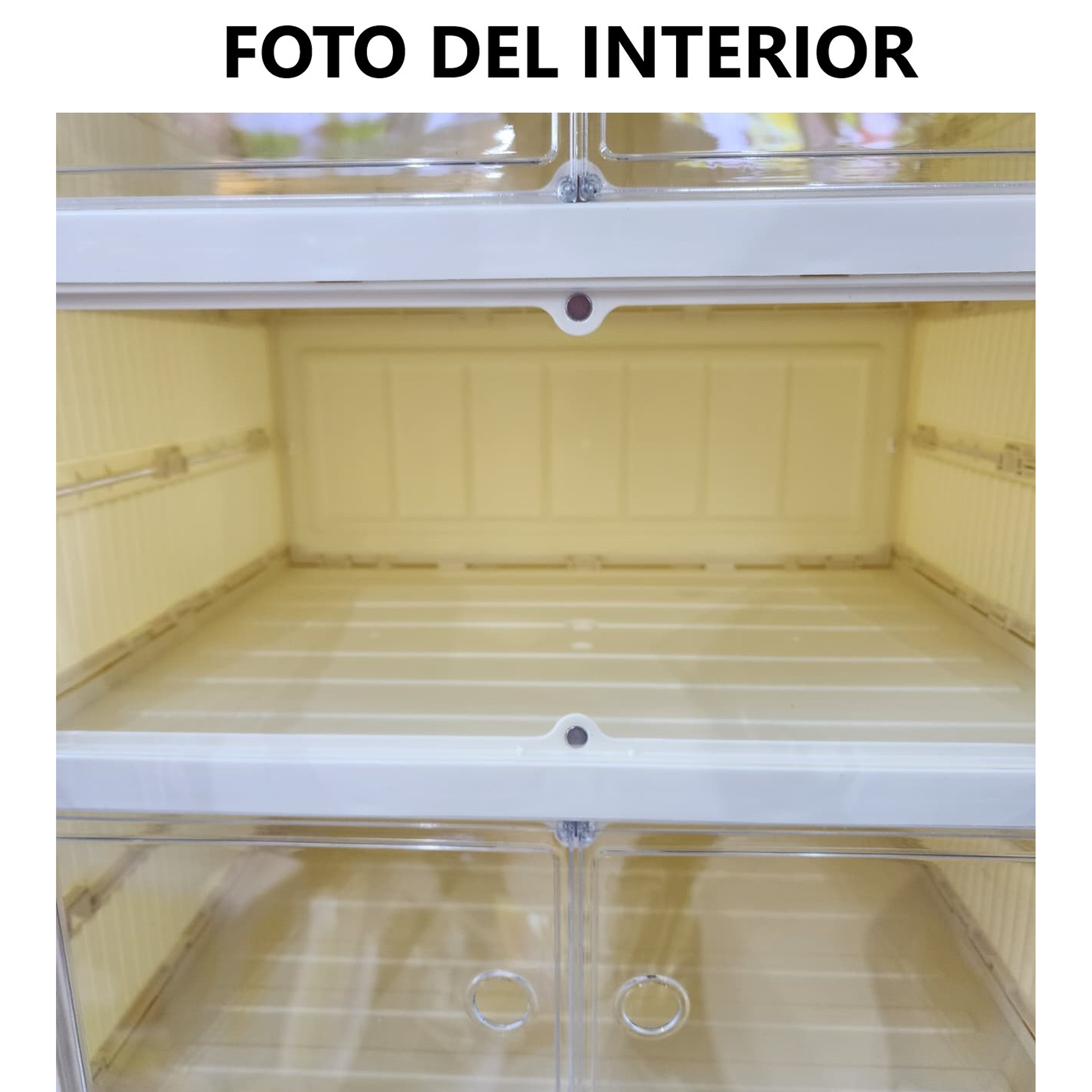 Organizador grande de Acrílico Plegable con puertas - 6 Niveles 5