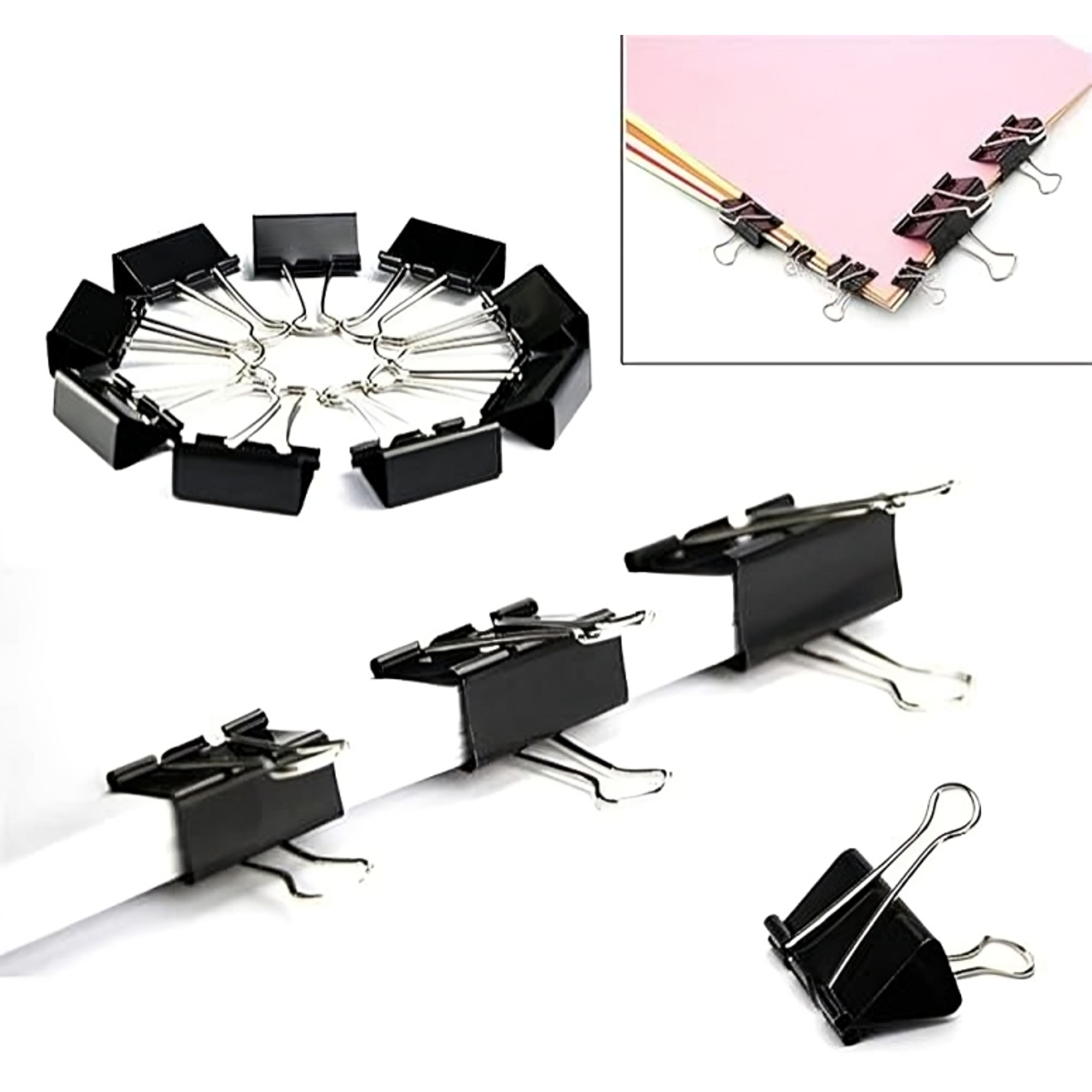 2 Cajas de Clip de 41mm - Negro 4