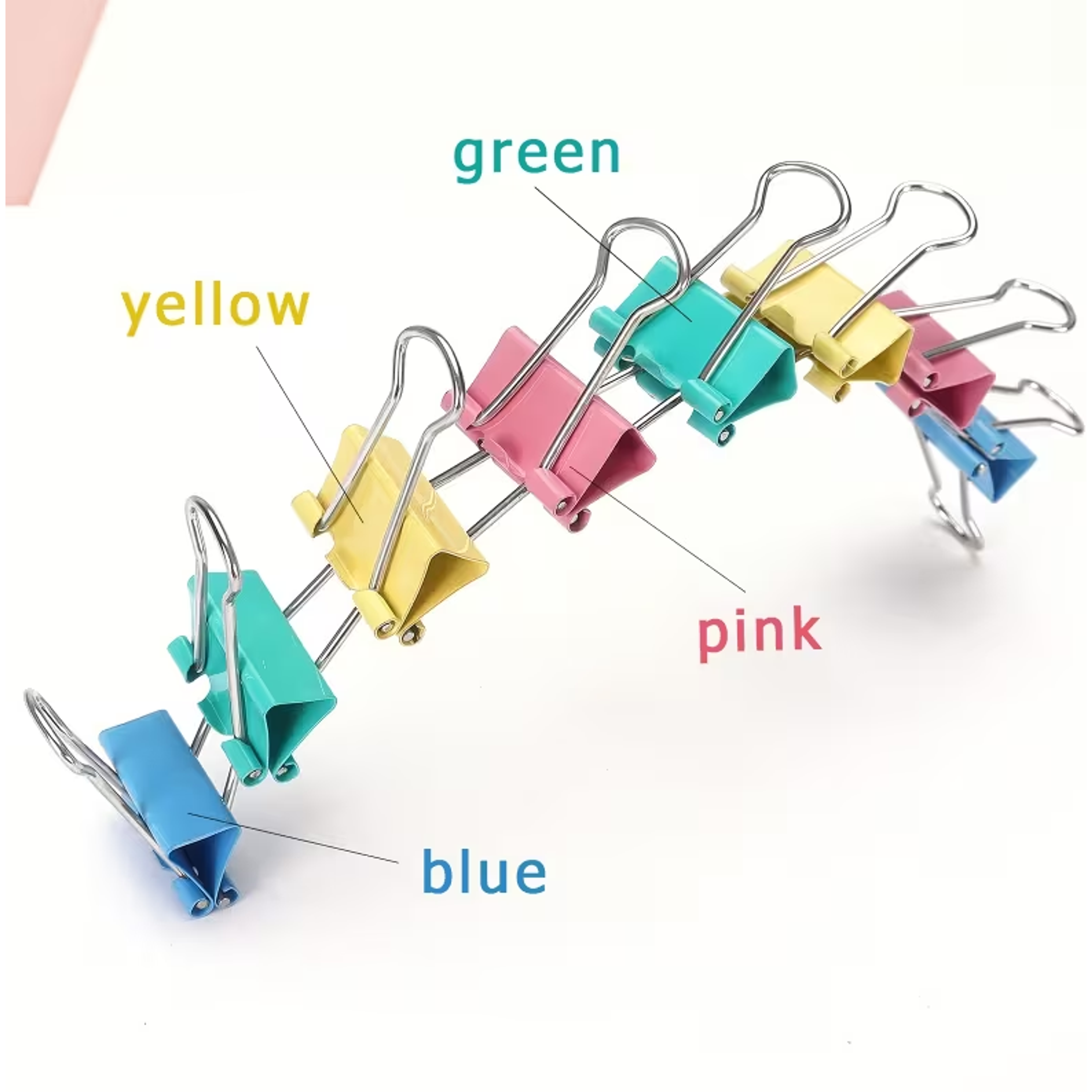 2 Cajas de Clip de 32mm - Colores 3