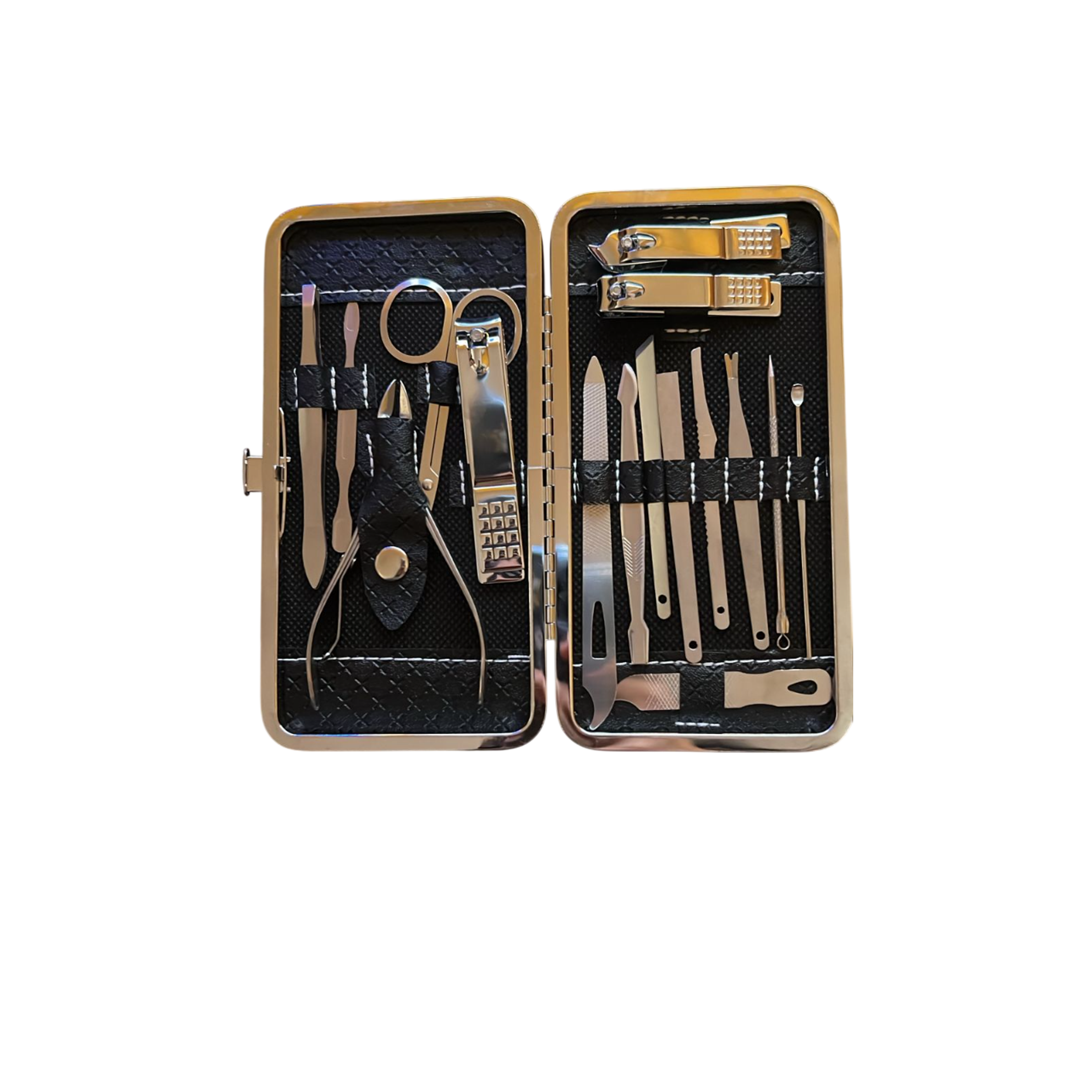 Set de Manicura y Pedicura de acero inoxidable - 16 pzs Beige 2