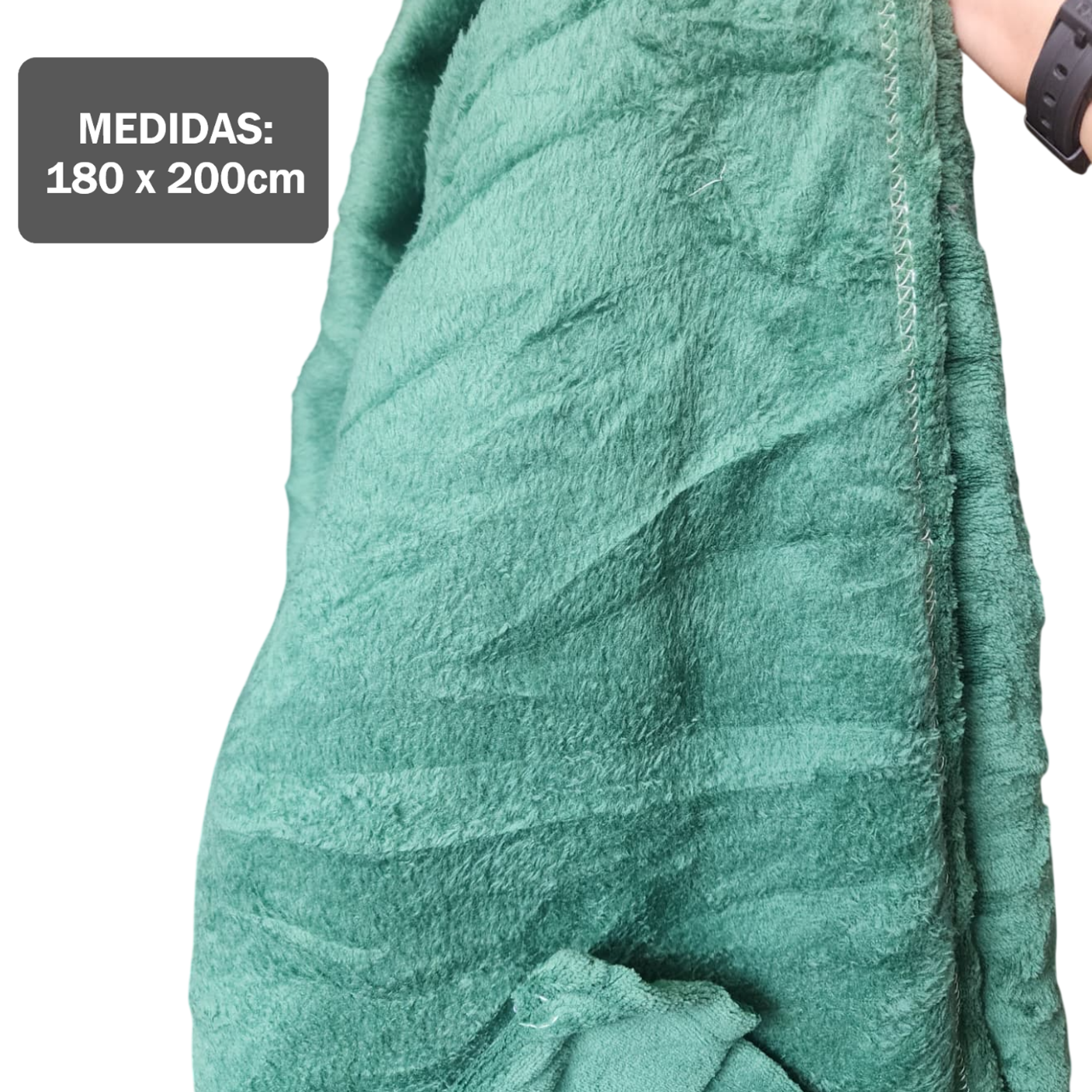 Colcha Manta Afelpada Ultra Suave - 180x200 cm 2