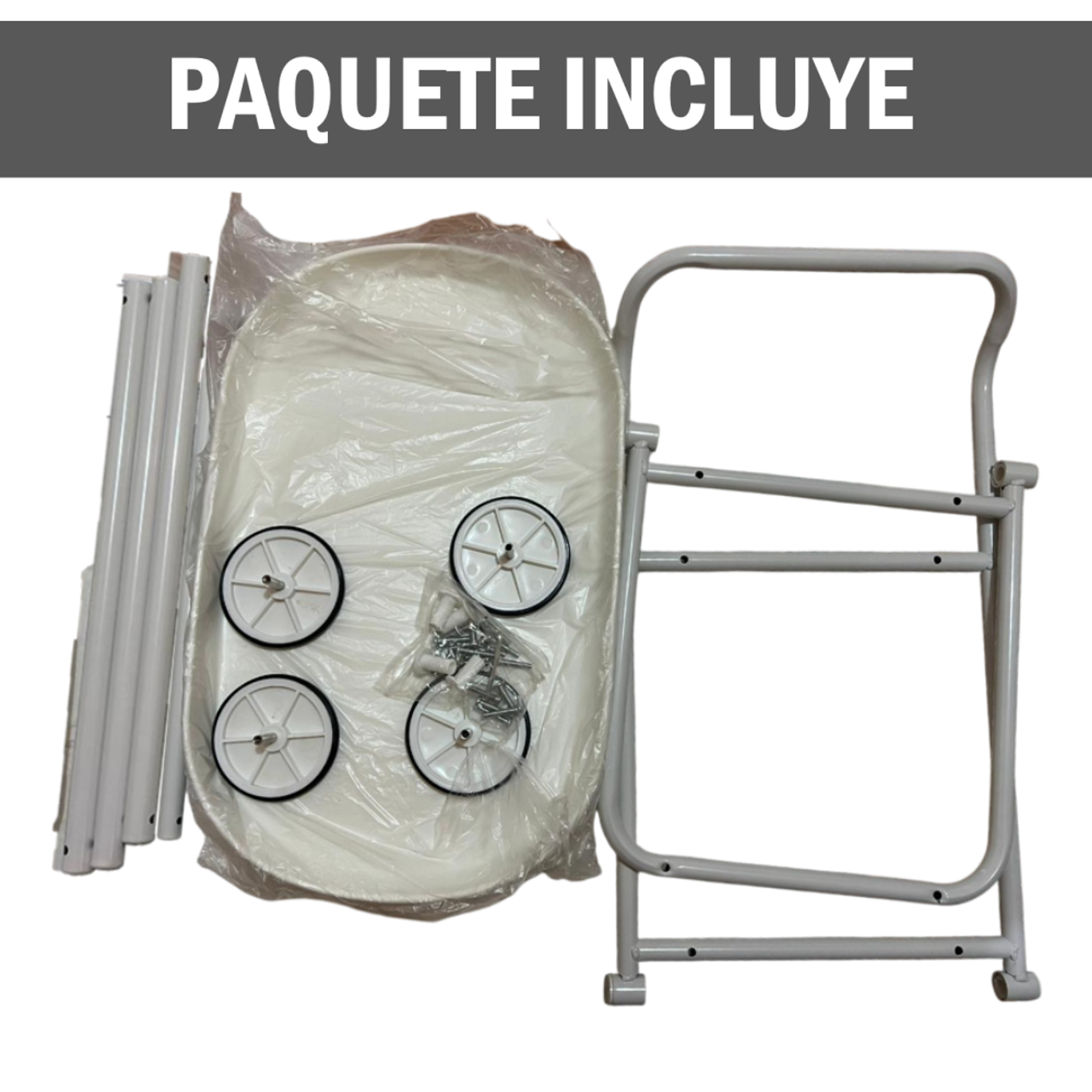 Carrito Organizador Multiuso de 2 Niveles rodante 3