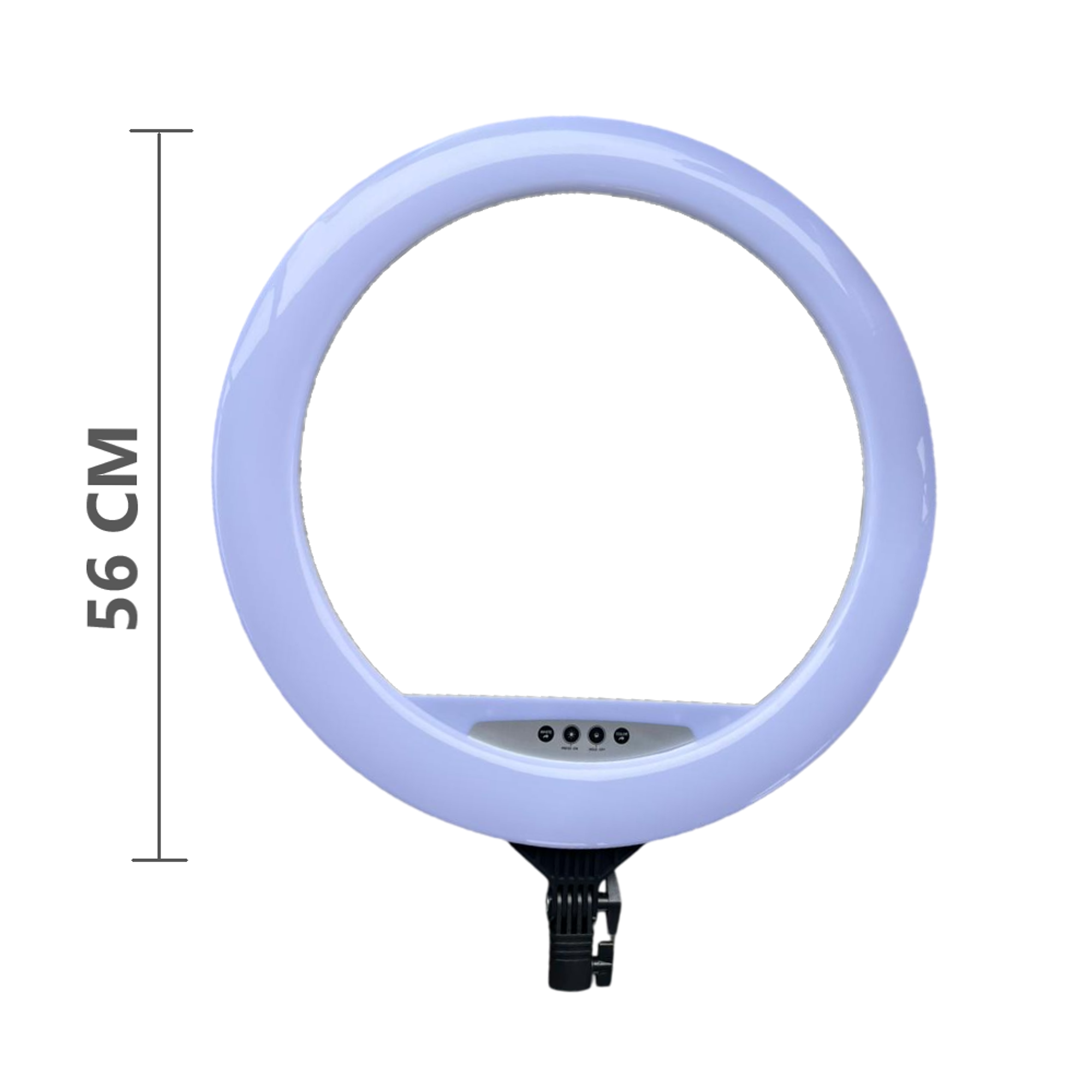 Aro anillo luz led 56cm + Tripode 1.50 mt + 3 Soportes de Celular 2