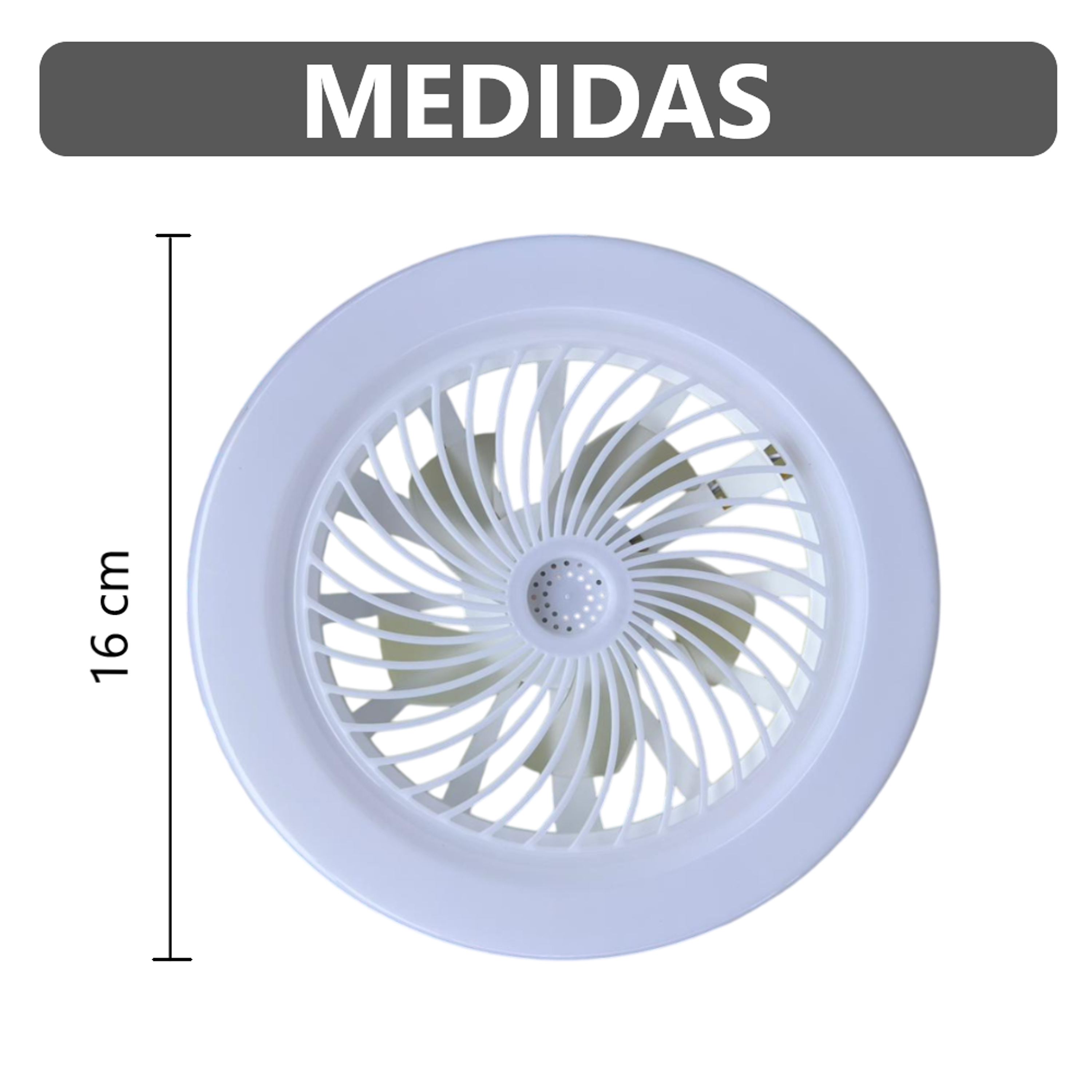 Lámpara Ventilador LED Multifunción con Control Remoto 5