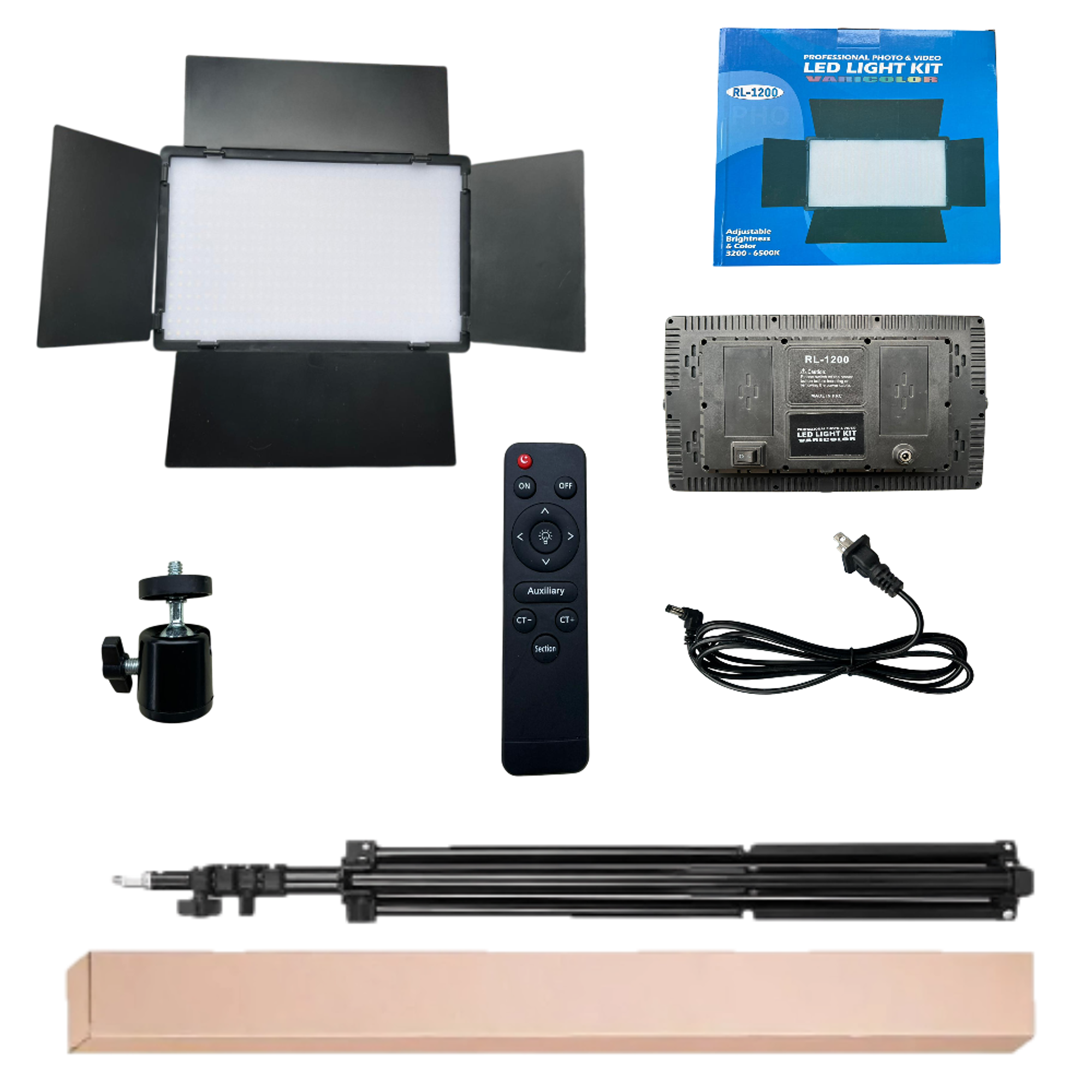 Lámpara RL-1200 Panel Luz Iluminación tipo estudio 5