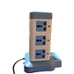 Torre Multifuncional 12 Conexiones extension con 3 Puertos USB - Miniatura 2