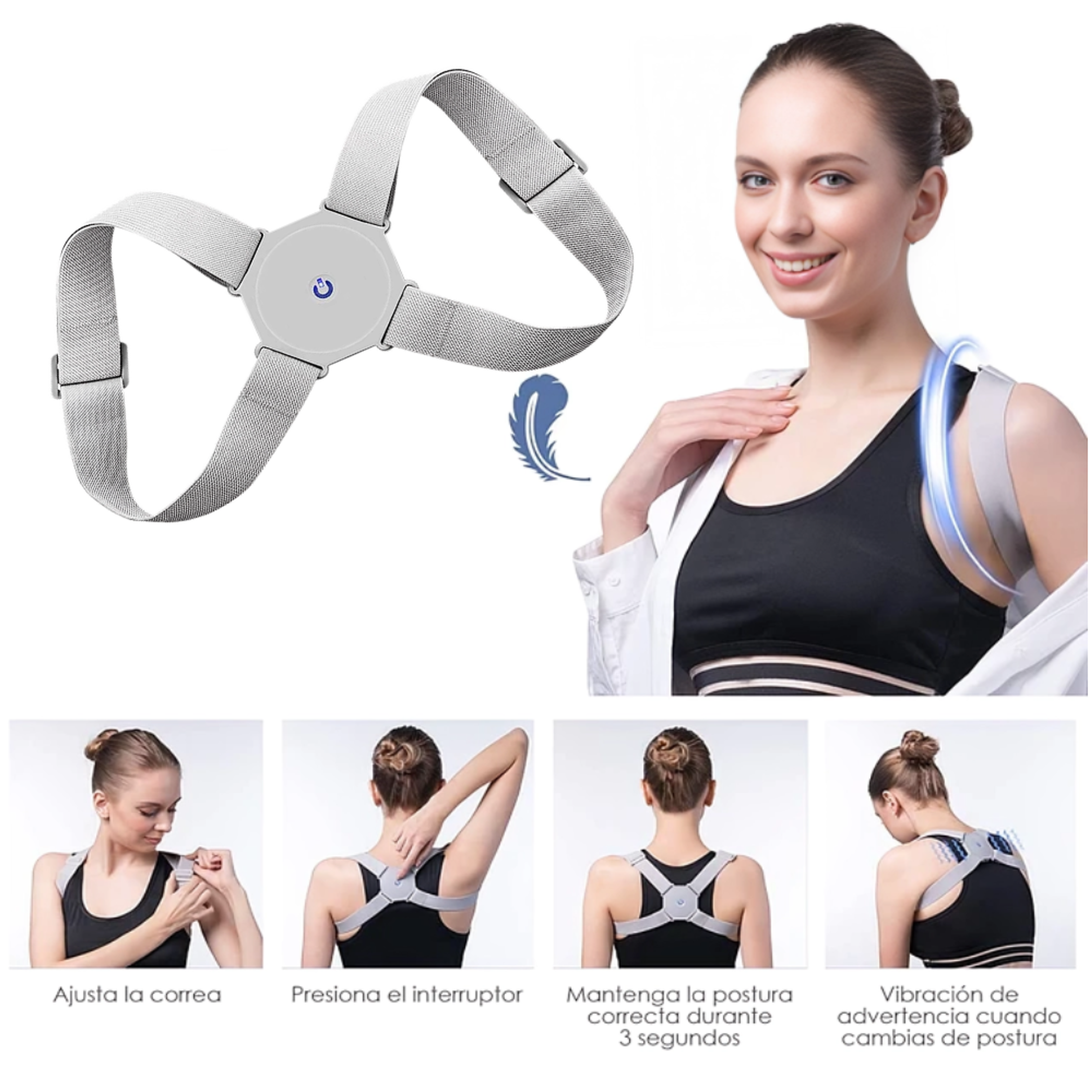 Corrector de Postura Smart Sensor con Vibración 1