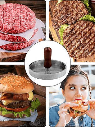 Molde Prensador para Hamburguesas Caseras Mini y Rellenas