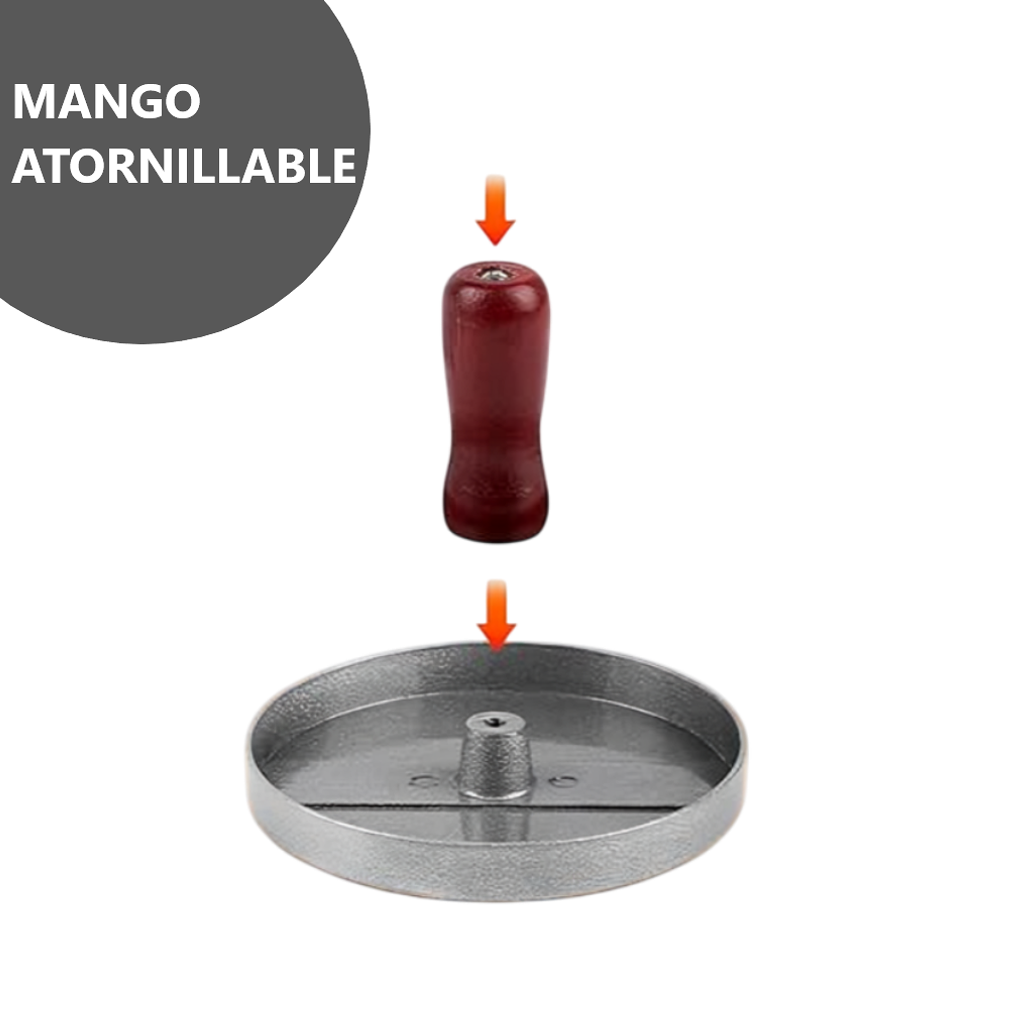 Molde Prensador para Hamburguesas Caseras Mini y Rellenas 4