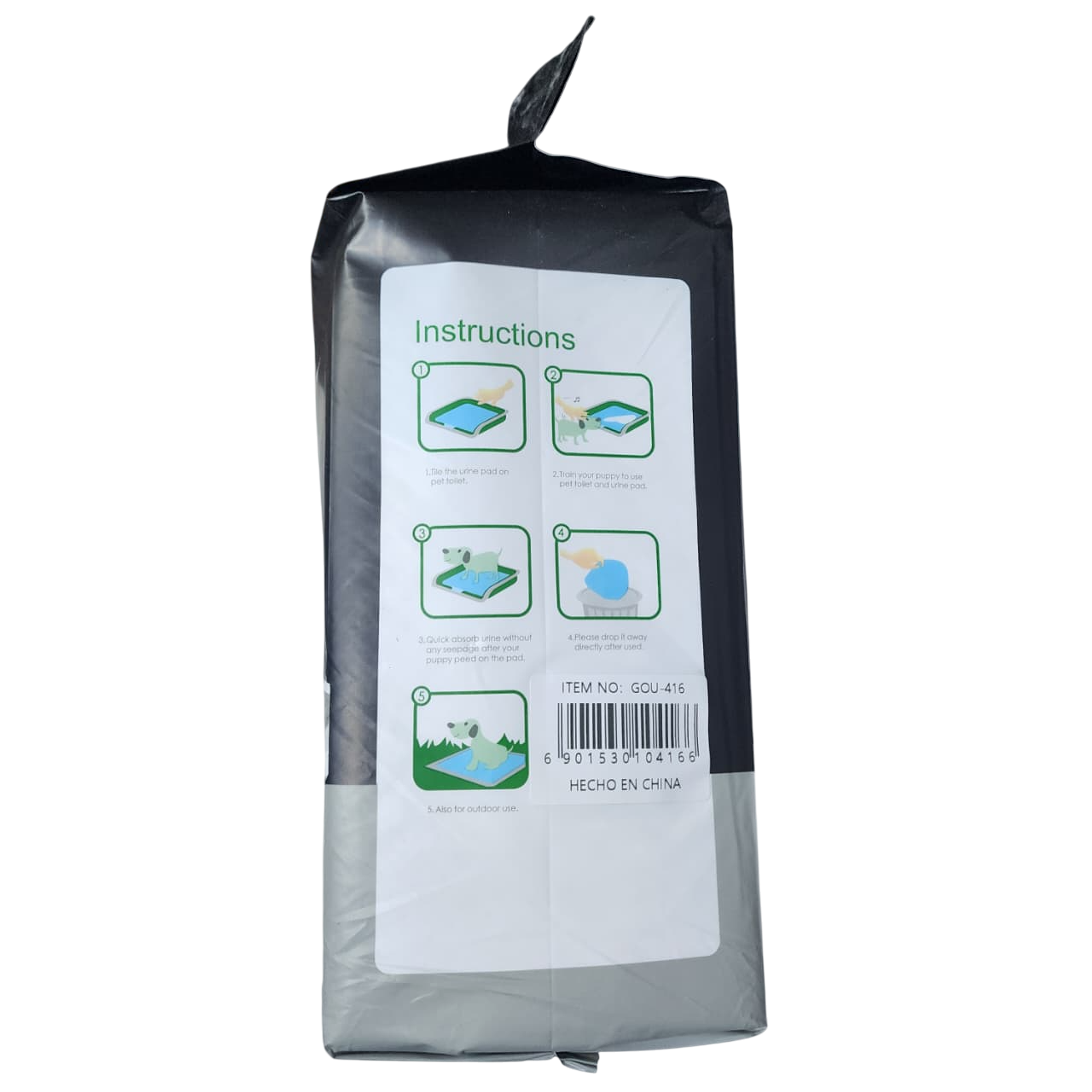 Kit 2 Pañales Piso Entrenamiento Absorbente 60x60 3