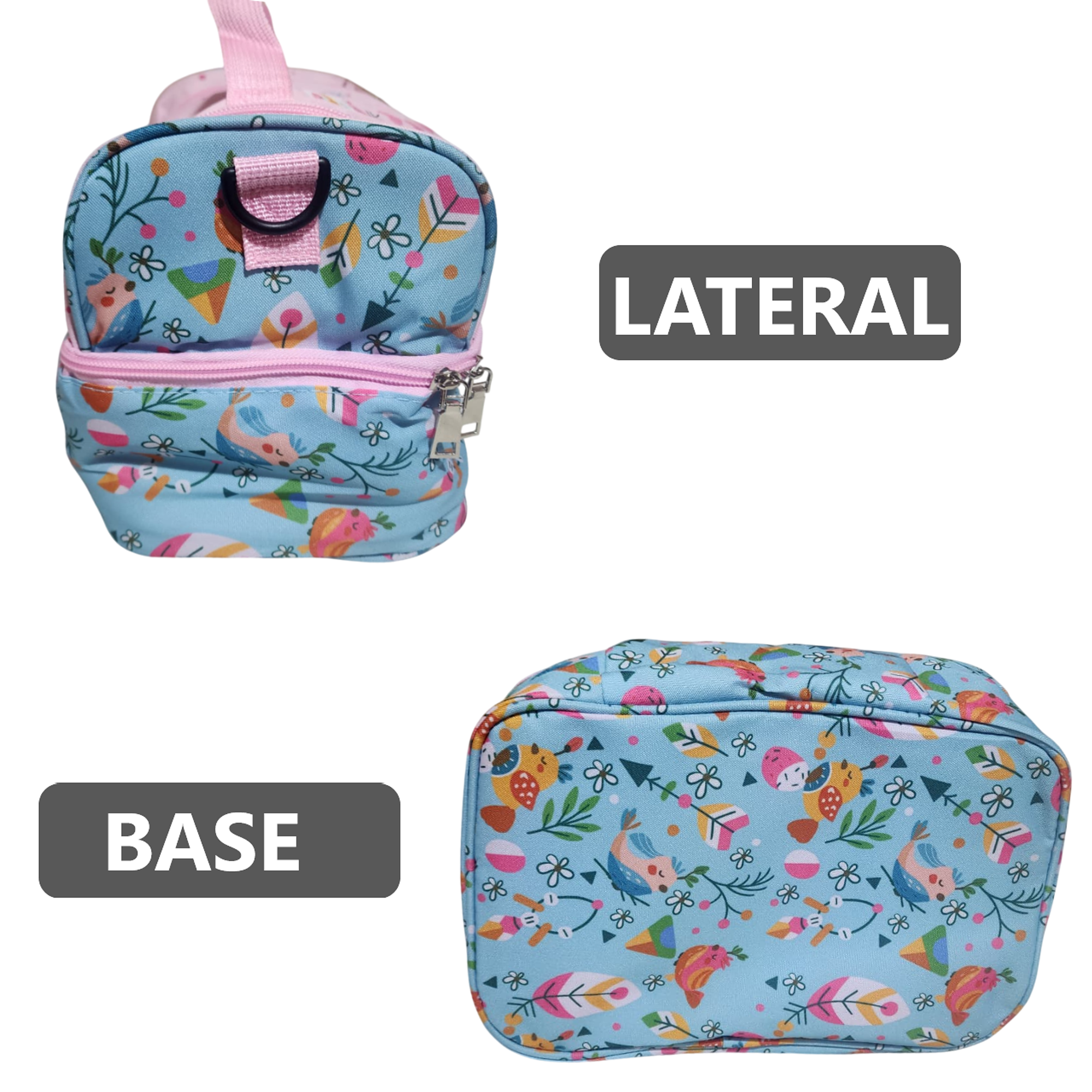 Lonchera térmica infantil con doble compartimento - Diseño Kawaii 4
