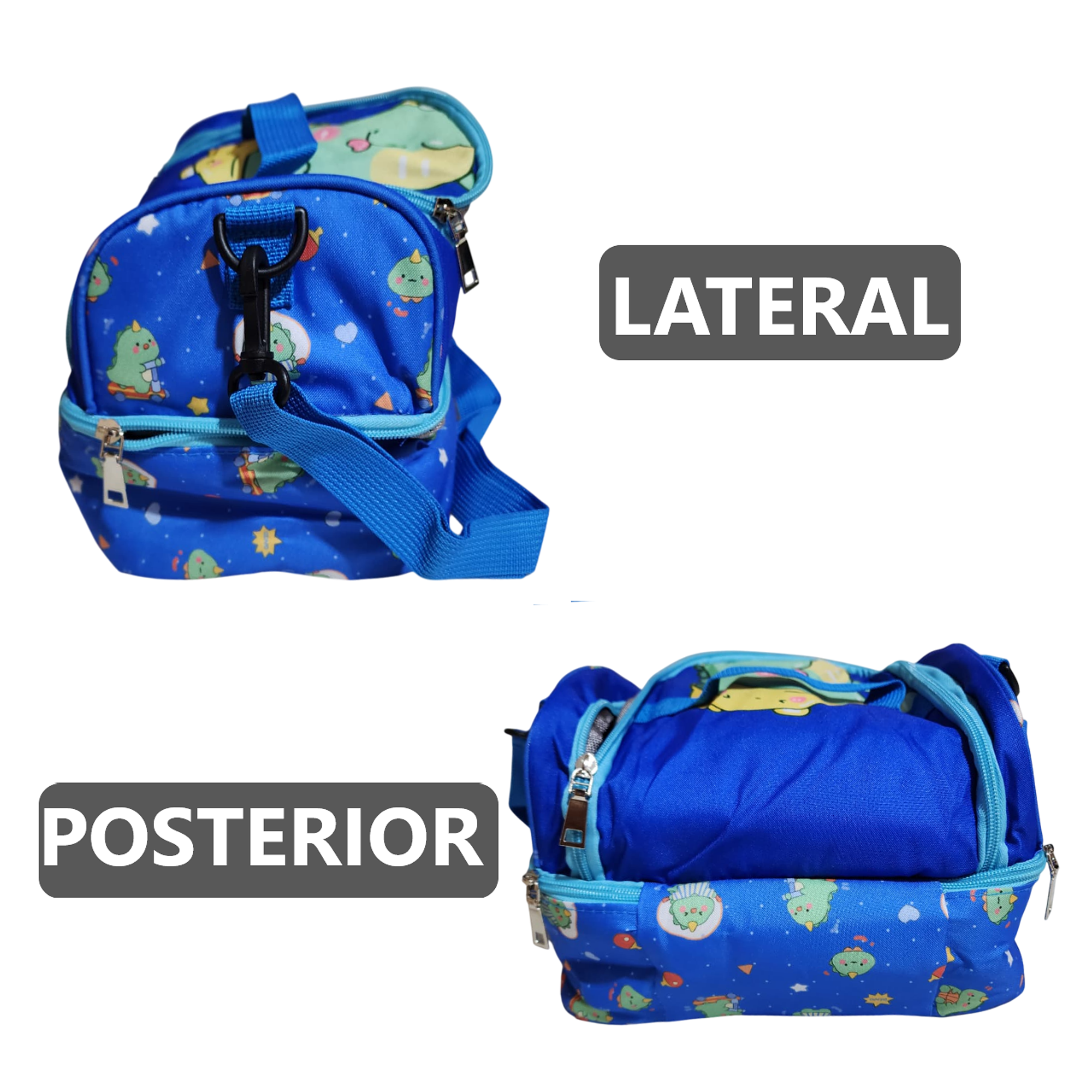 Lonchera térmica infantil con doble compartimento - Diseño Kawaii 18