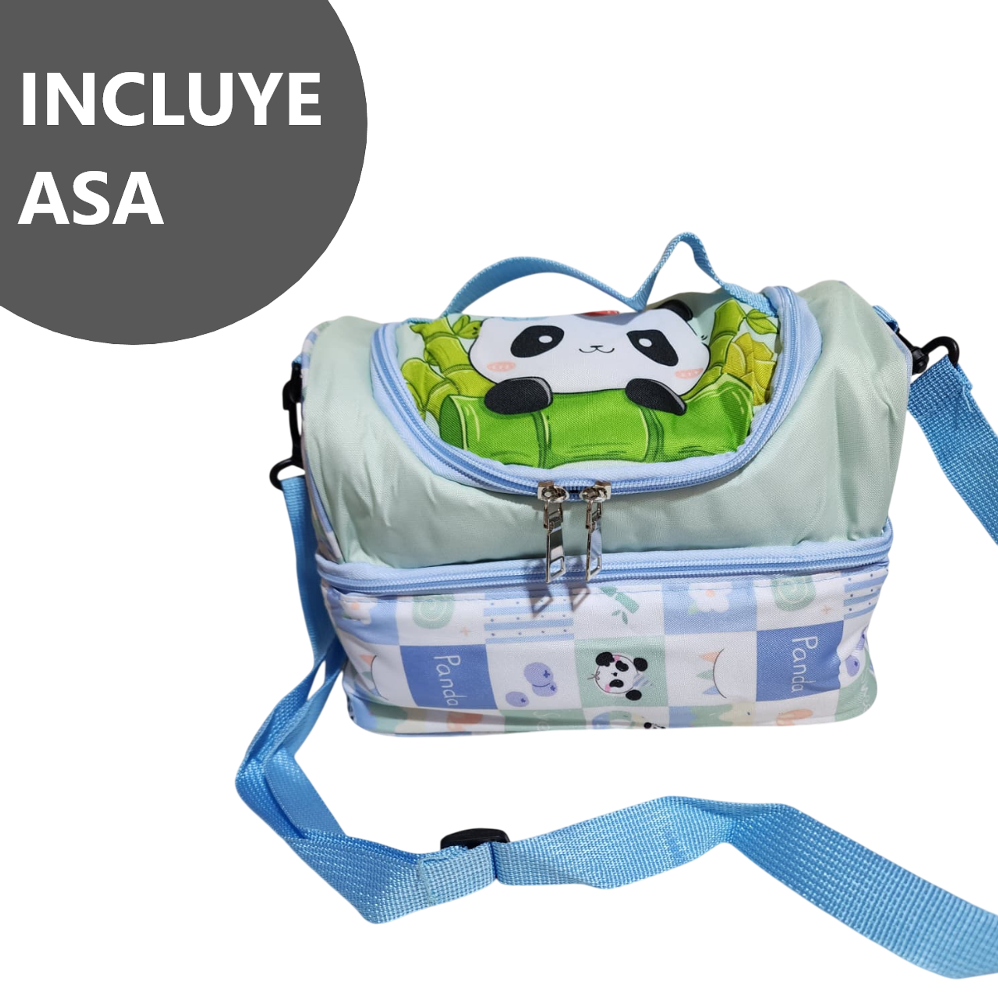 Lonchera térmica infantil con doble compartimento - Diseño Kawaii 23