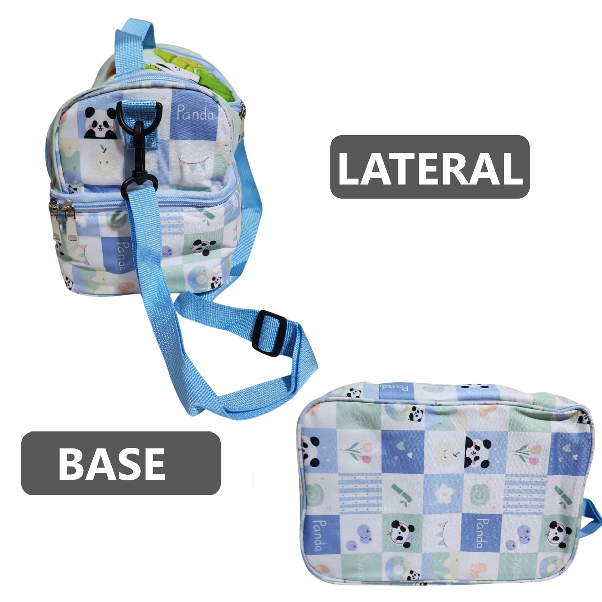 Lonchera térmica infantil con doble compartimento - Diseño Kawaii 24