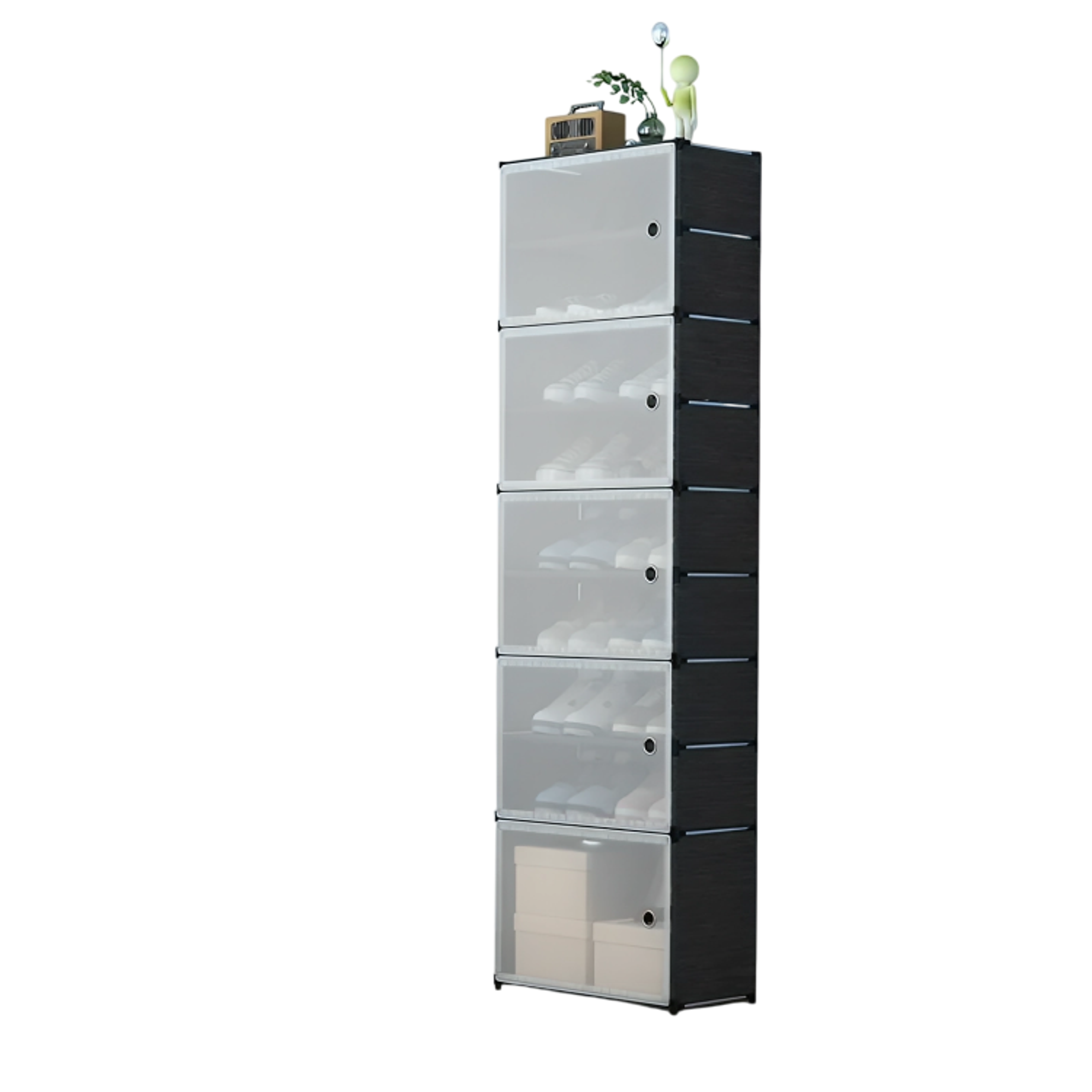 Zapatera organizador 5 niveles 5 puertas  2