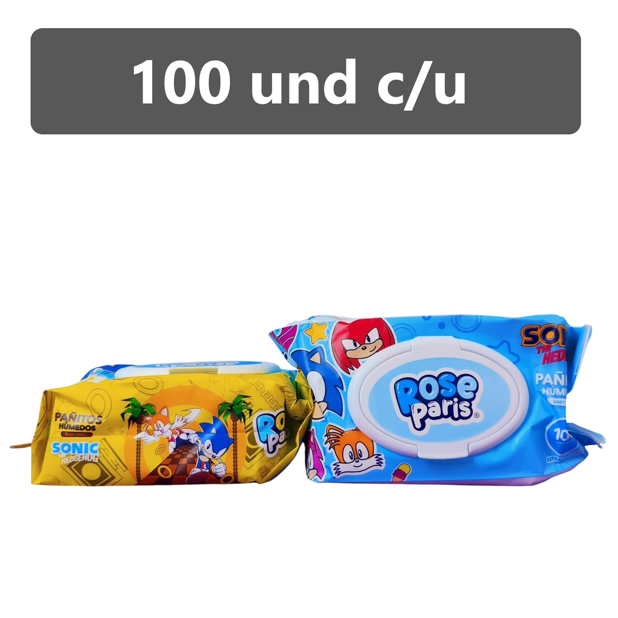 Pack x4 Paquetes De Toalla paño Húmeda  servilleta por 100 und cada uno 2