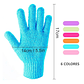 Pack x6 Guantes de Ducha Exfoliante - Colores variado - Miniatura 6
