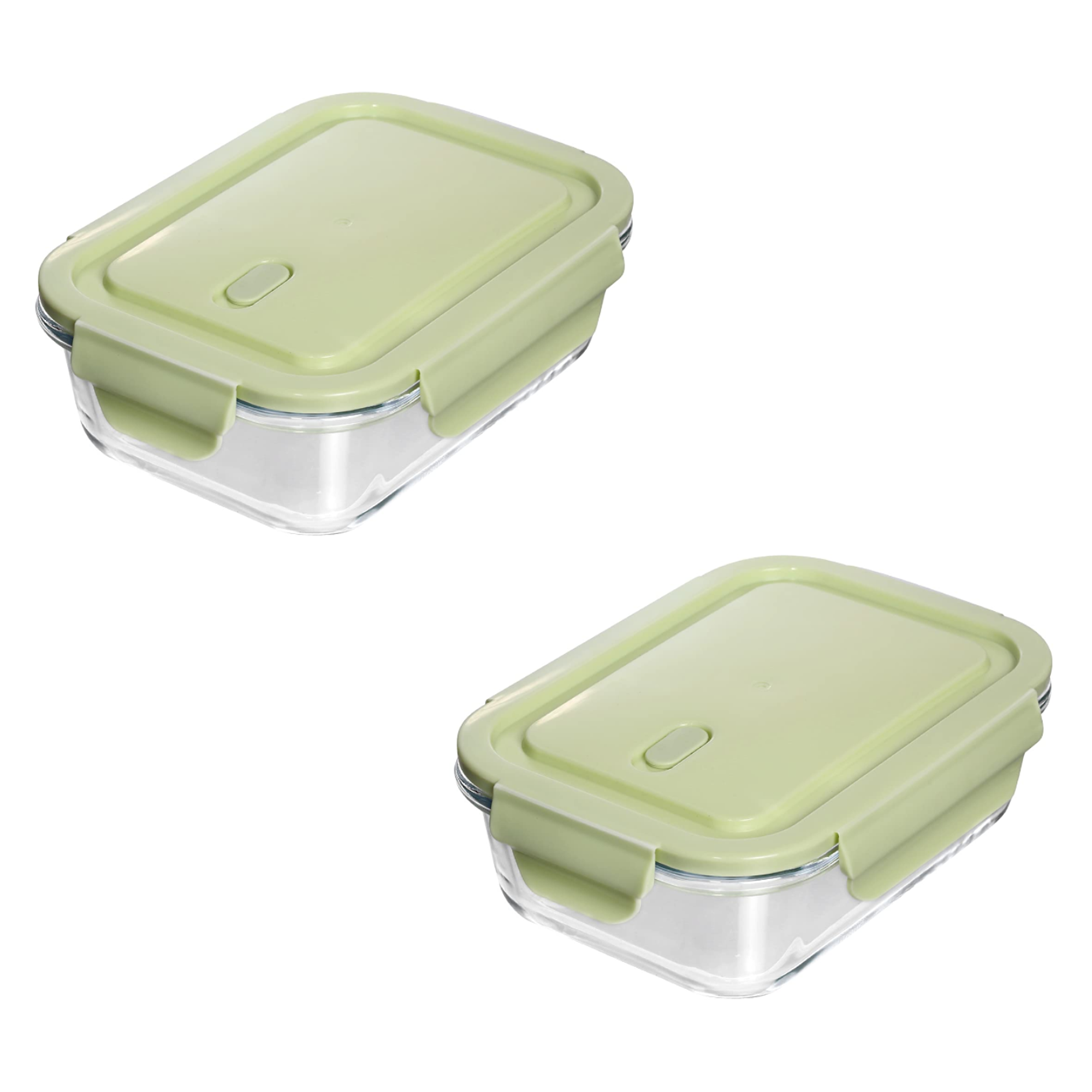 Pack x2 Táperes de vidrio 410ml 1