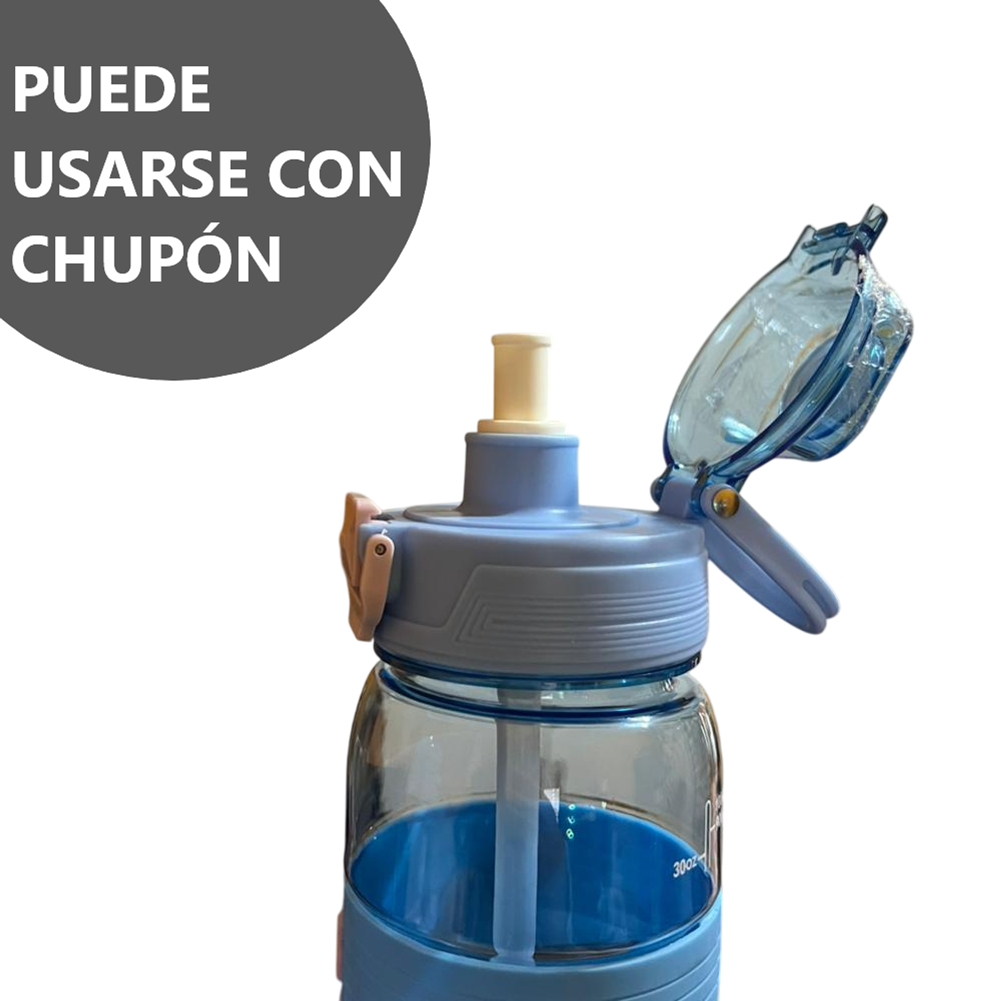 Tomatodo con boca gruesa botella de 1 litro 3