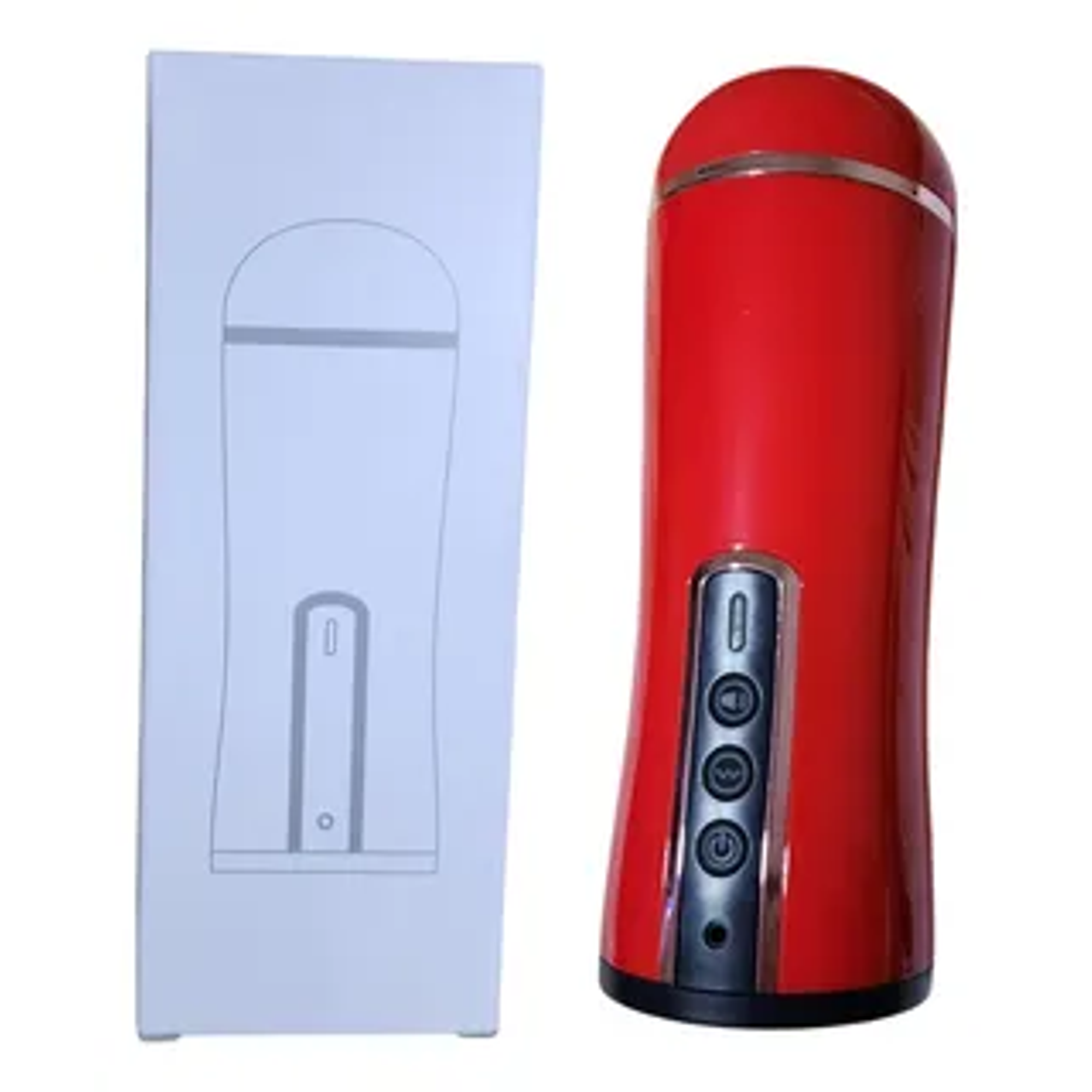 Masturbador Masculino Con Vibrador Y Sonido 1