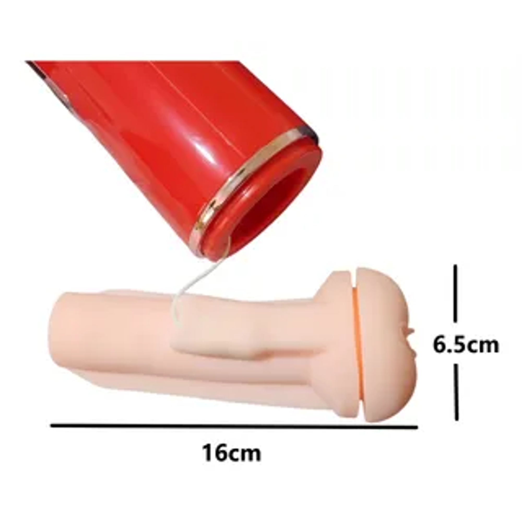 Masturbador Masculino Con Vibrador Y Sonido 2