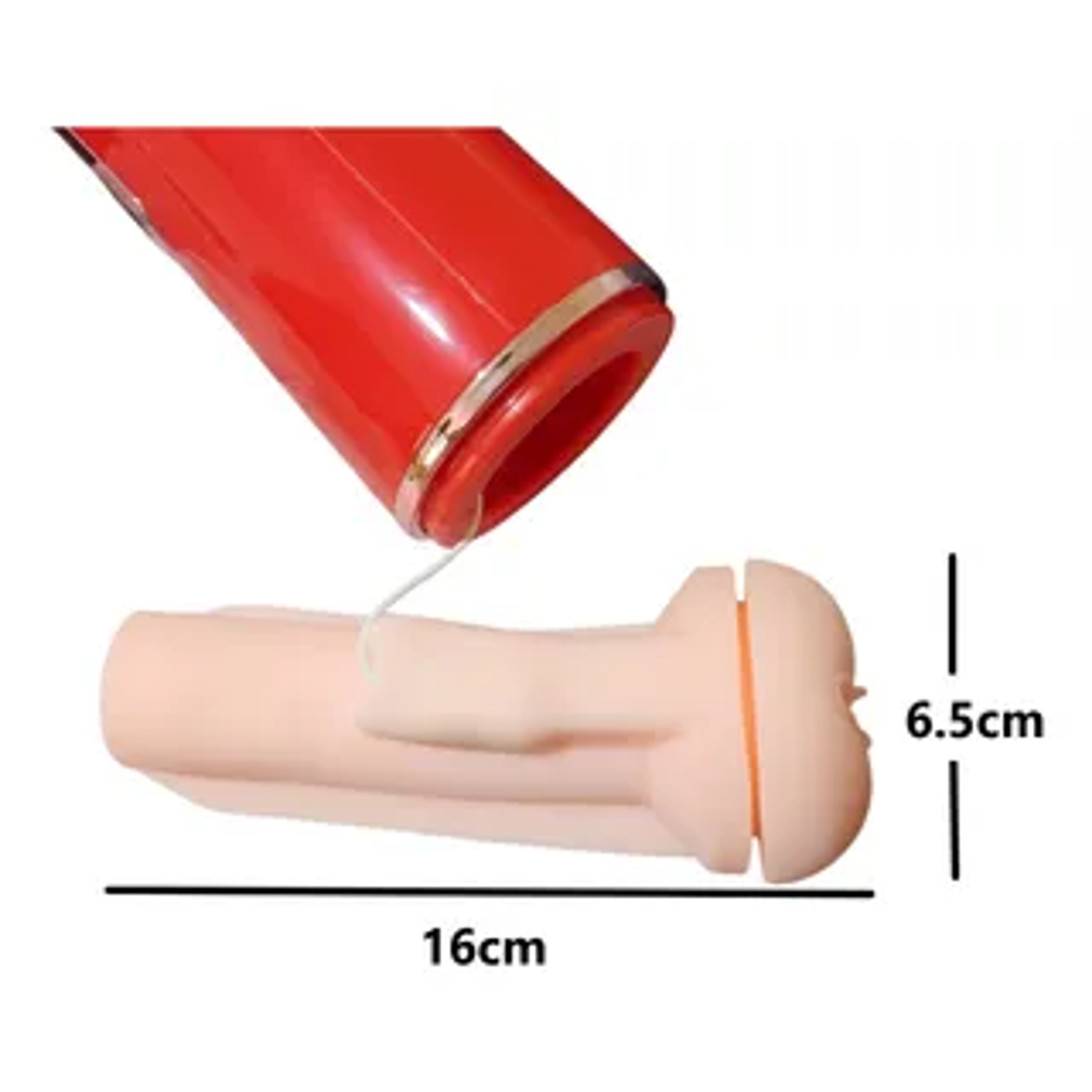 Masturbador Masculino Con Vibrador Y Sonido 2