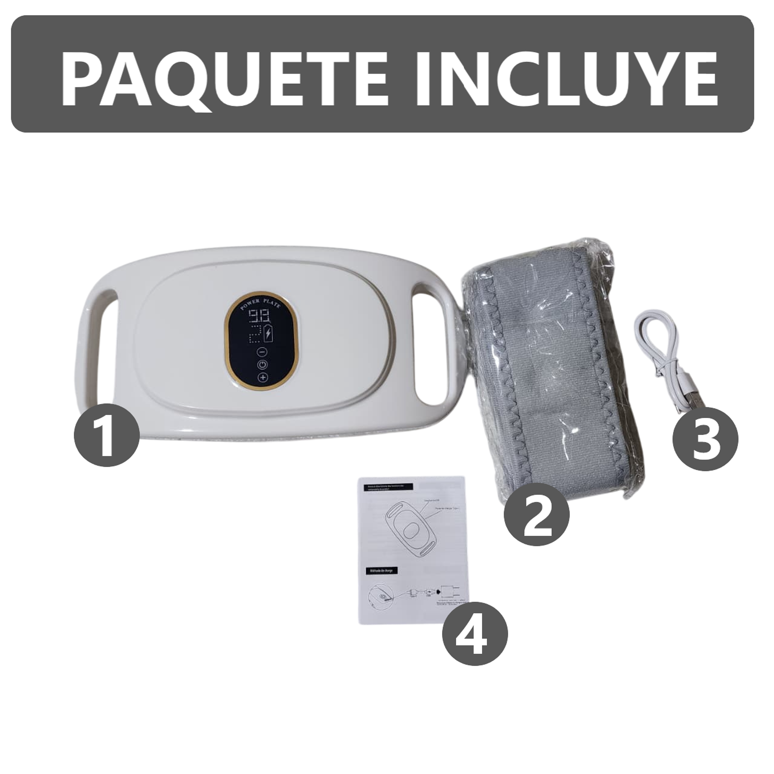 Masajeador Corporal Eléctrico Abdomen Potente 2