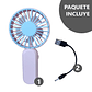 Potente Mini Ventilador portátil 1 velocidad - Miniatura 3