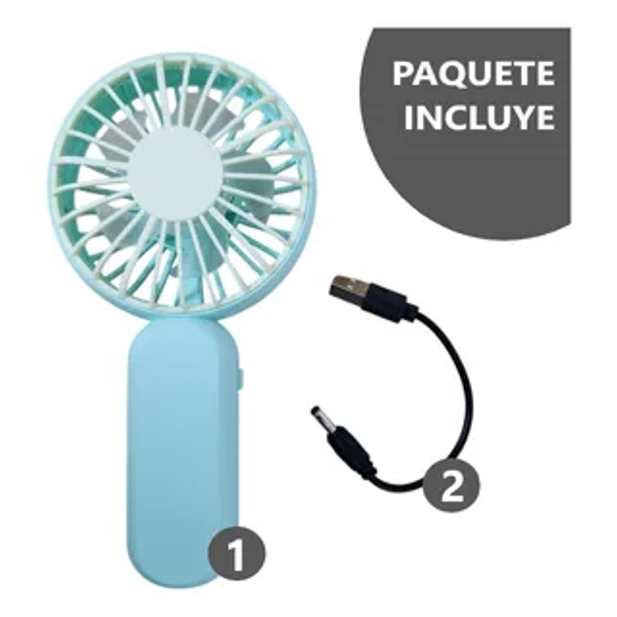 Potente Mini Ventilador portátil 1 velocidad 7