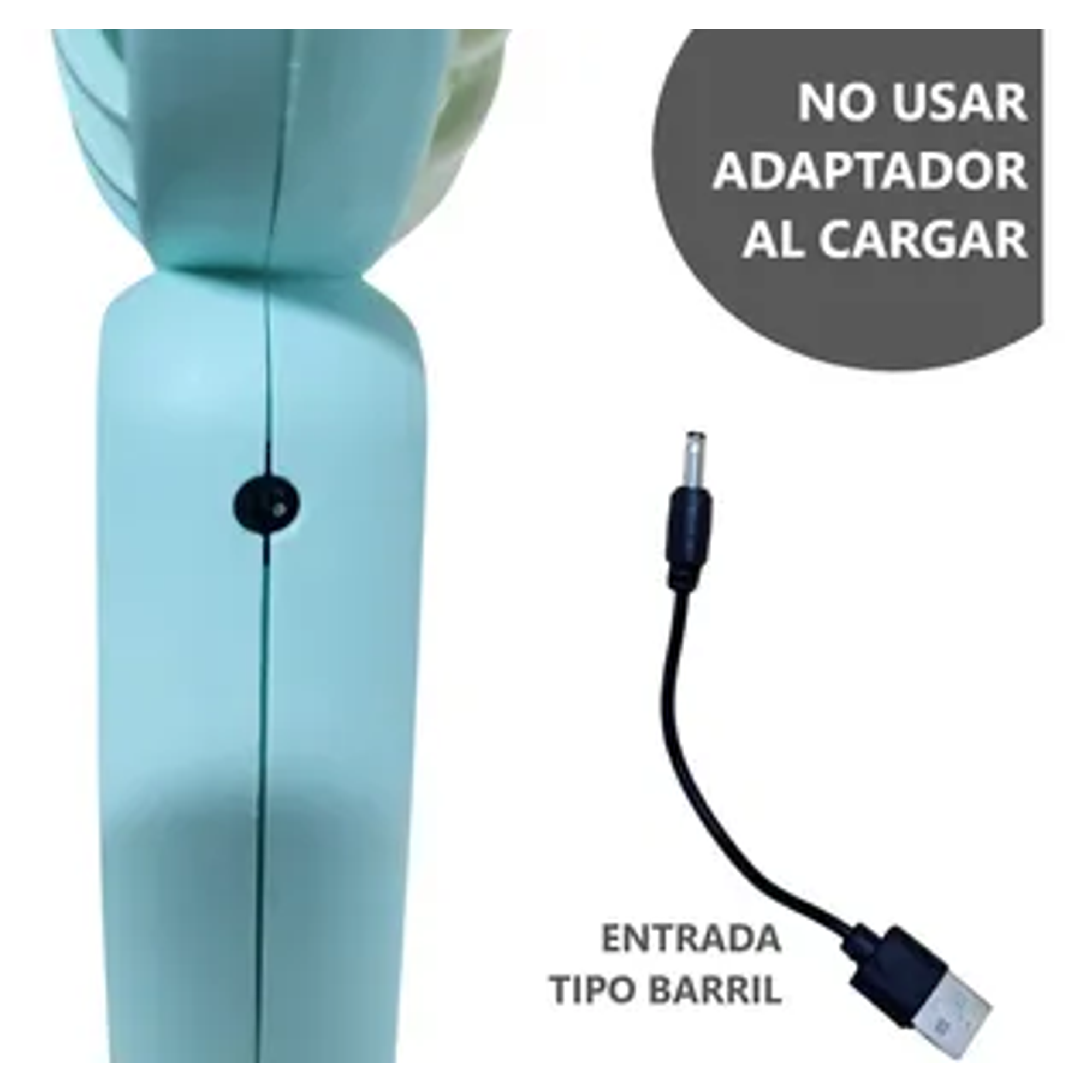 Potente Mini Ventilador portátil 1 velocidad 9