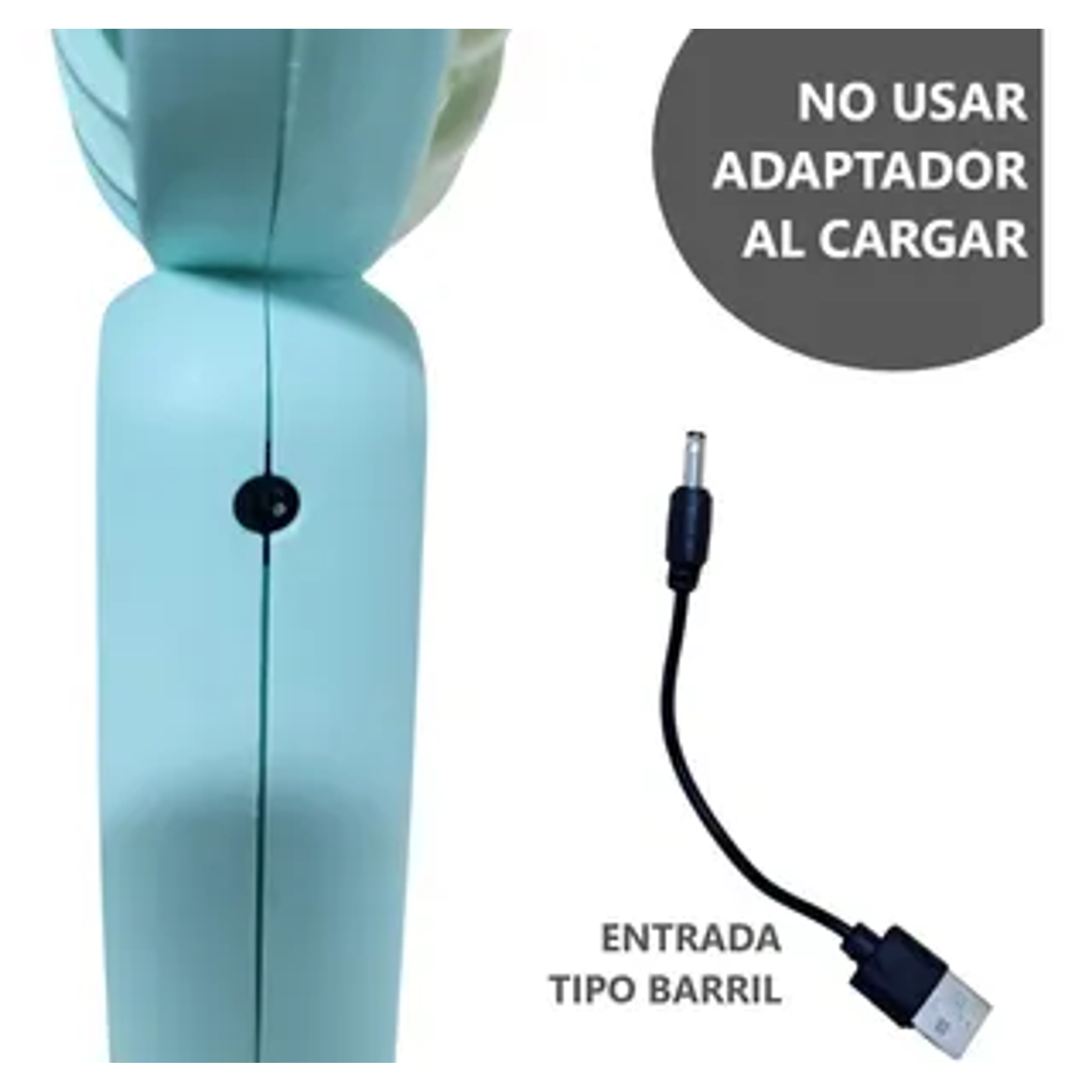 Potente Mini Ventilador portátil 1 velocidad 9