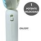 Potente Mini Ventilador portátil 1 velocidad - Miniatura 13