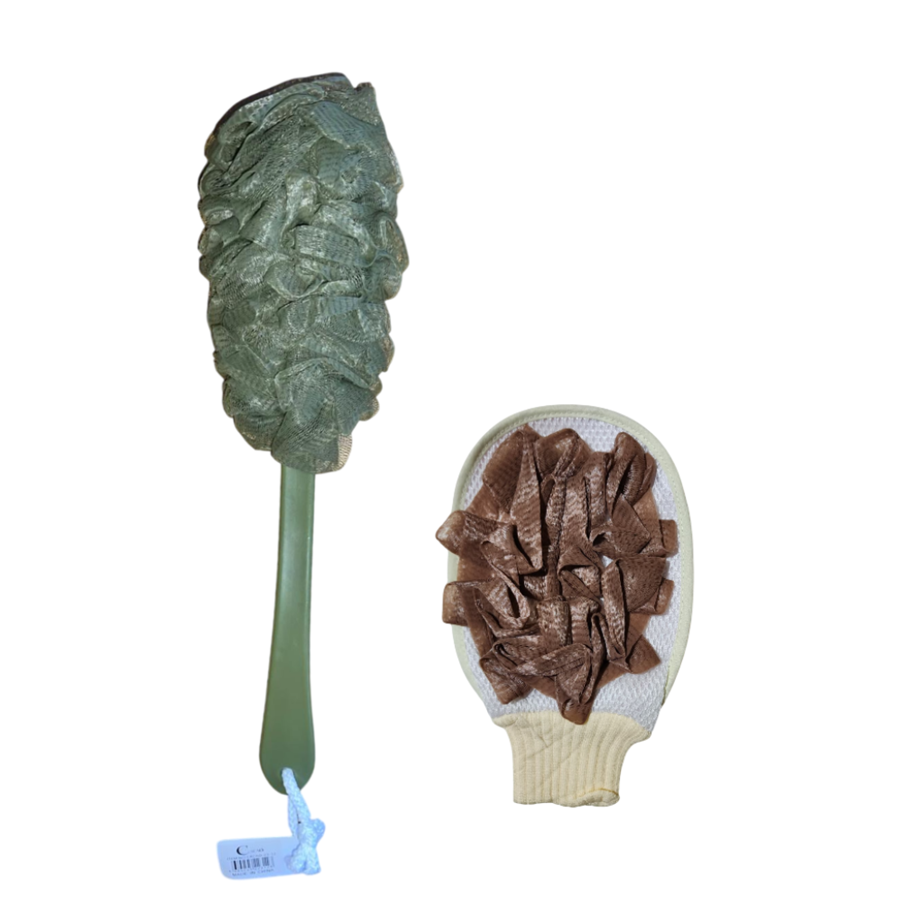 Esponja para baño y guante 1