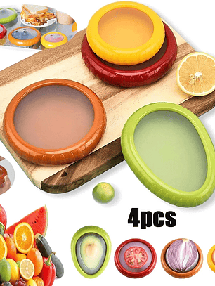 Pack x4 Contenedor Fresh Stretch para Alimentos