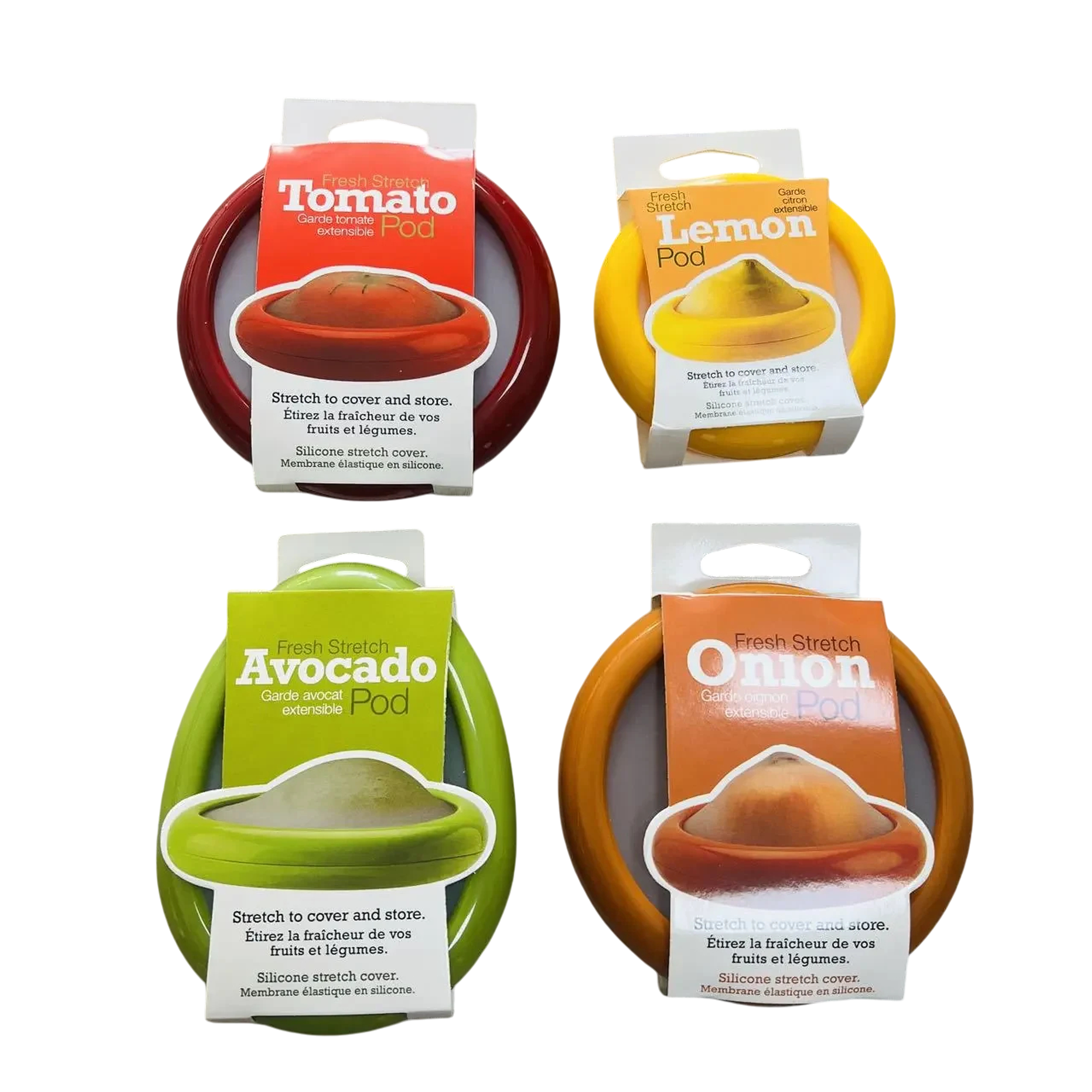 Pack x4 Contenedor Fresh Stretch para Alimentos 1