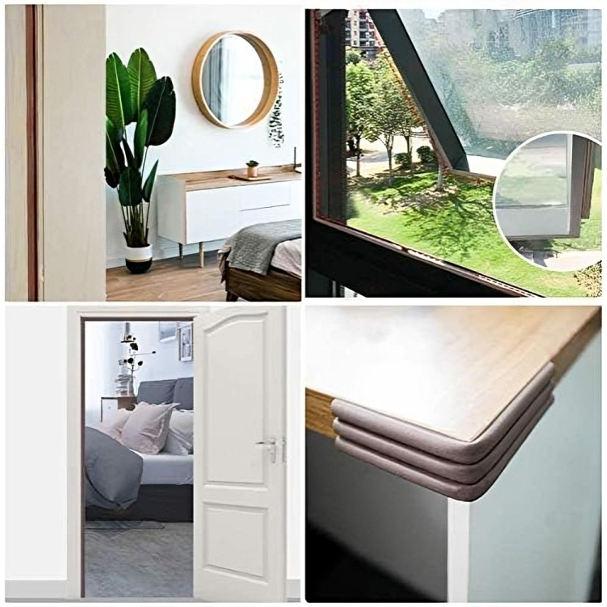 Burlete Adhesivo Para Puertas y Ventanas 6m 6