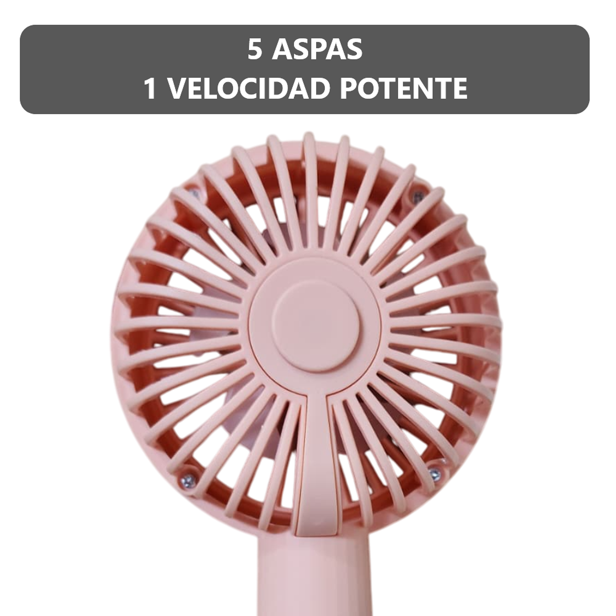 Potente Ventilador portátil 1 velocidad  4