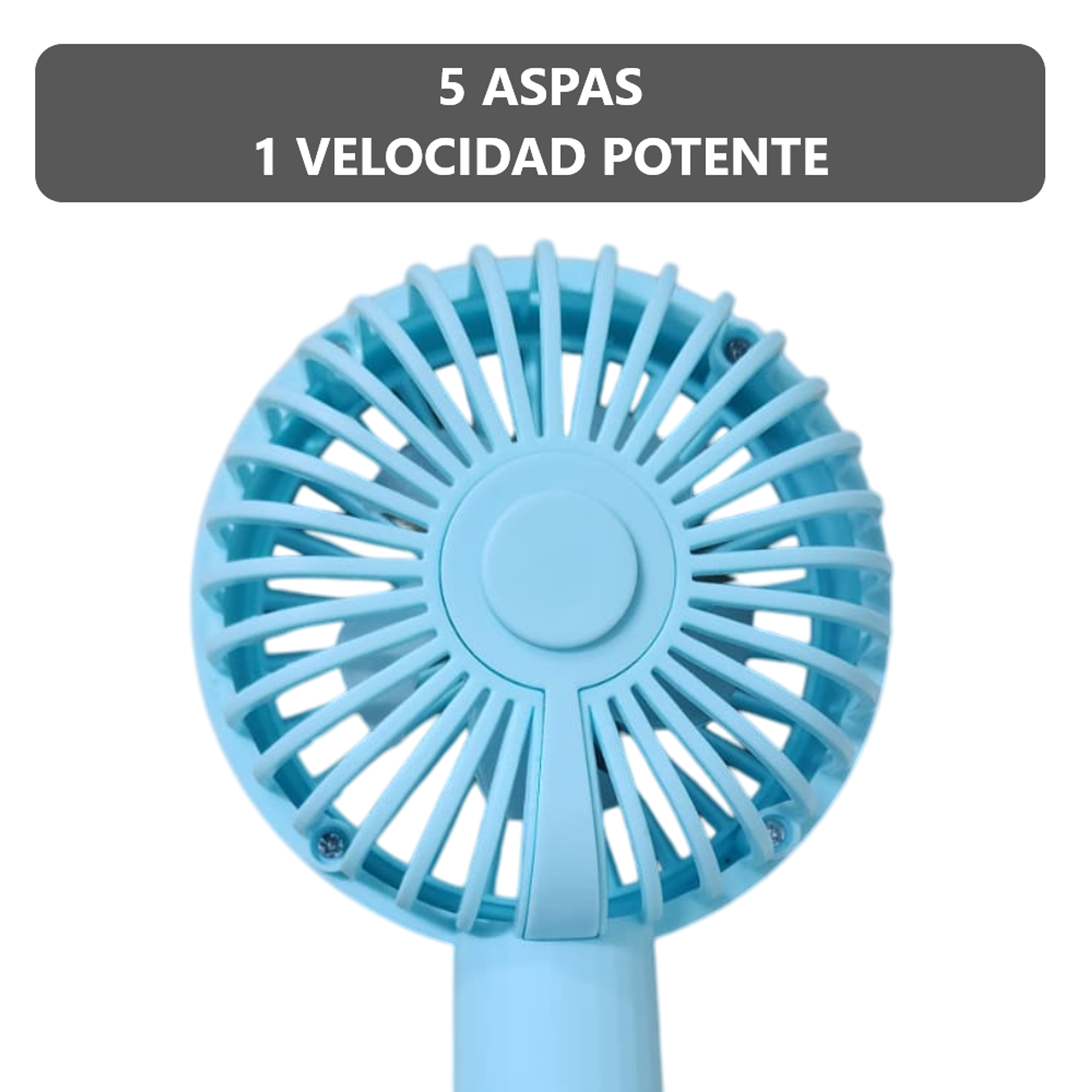 Potente Ventilador portátil 1 velocidad  9