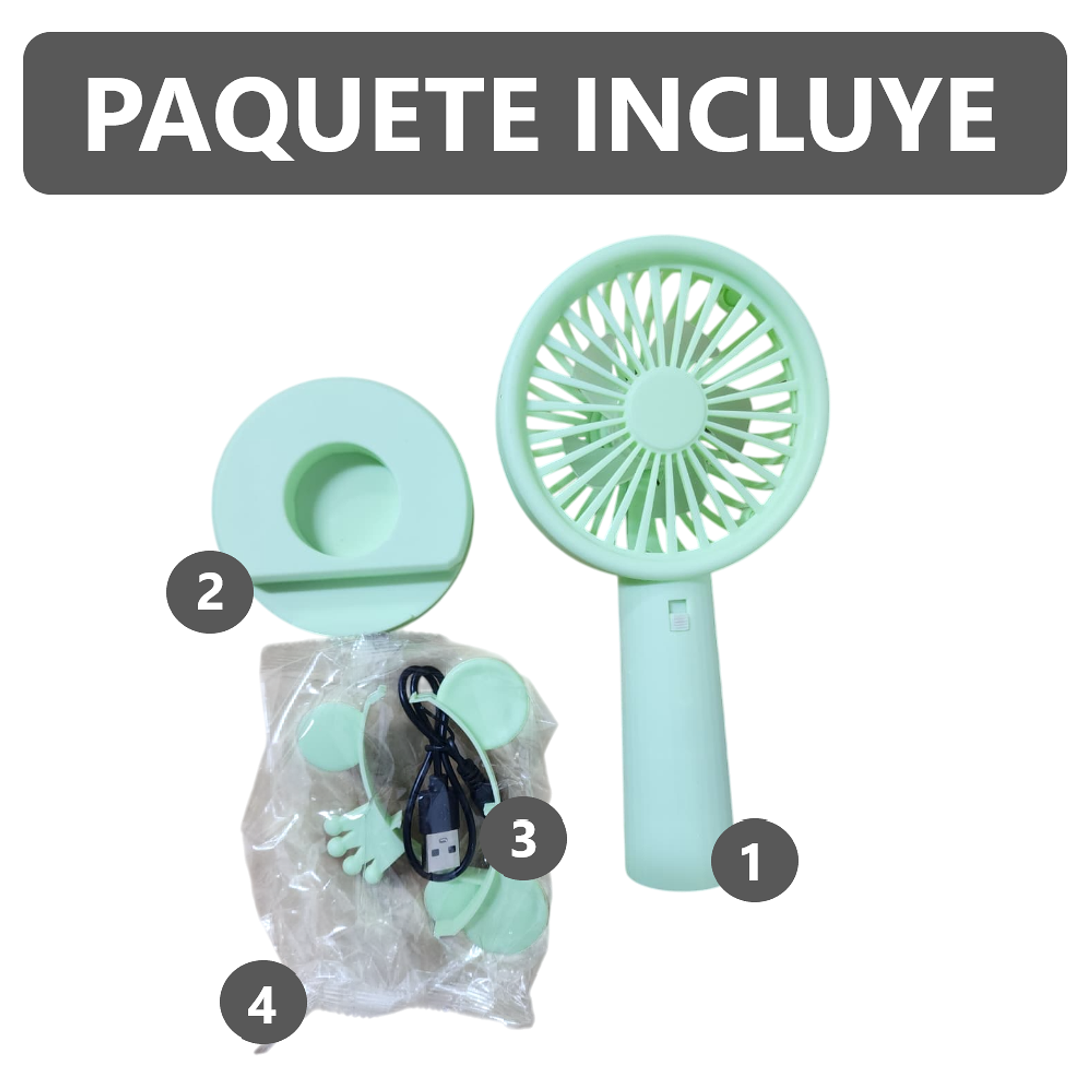 Potente Ventilador portátil 1 velocidad  13