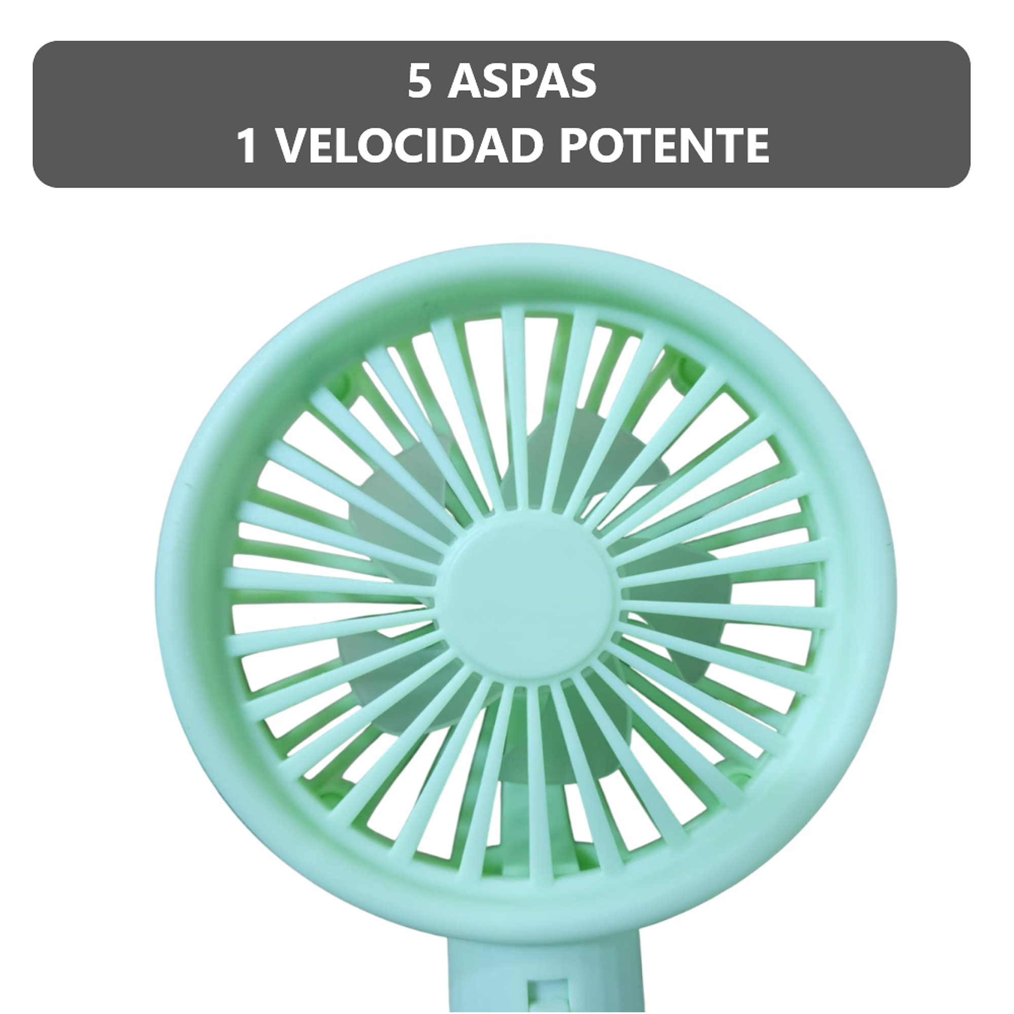 Potente Ventilador portátil 1 velocidad  14