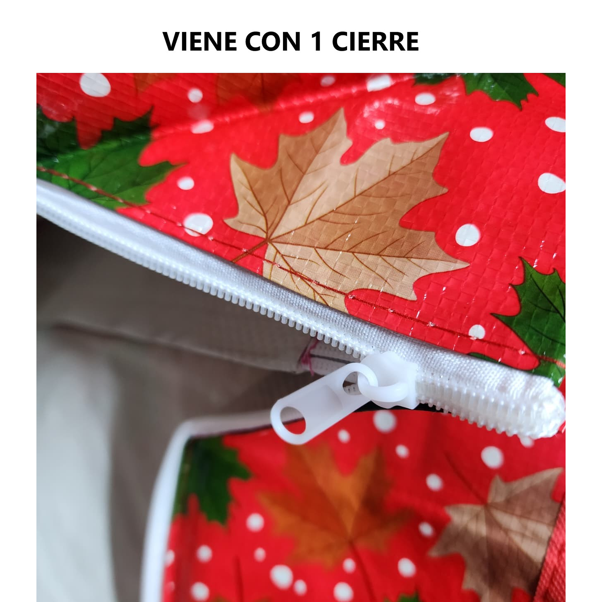 2 bolsas con cierre de 79cm  con diseño - GRANDE  2