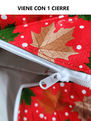 2 bolsas con cierre de 79cm  con diseño - GRANDE 