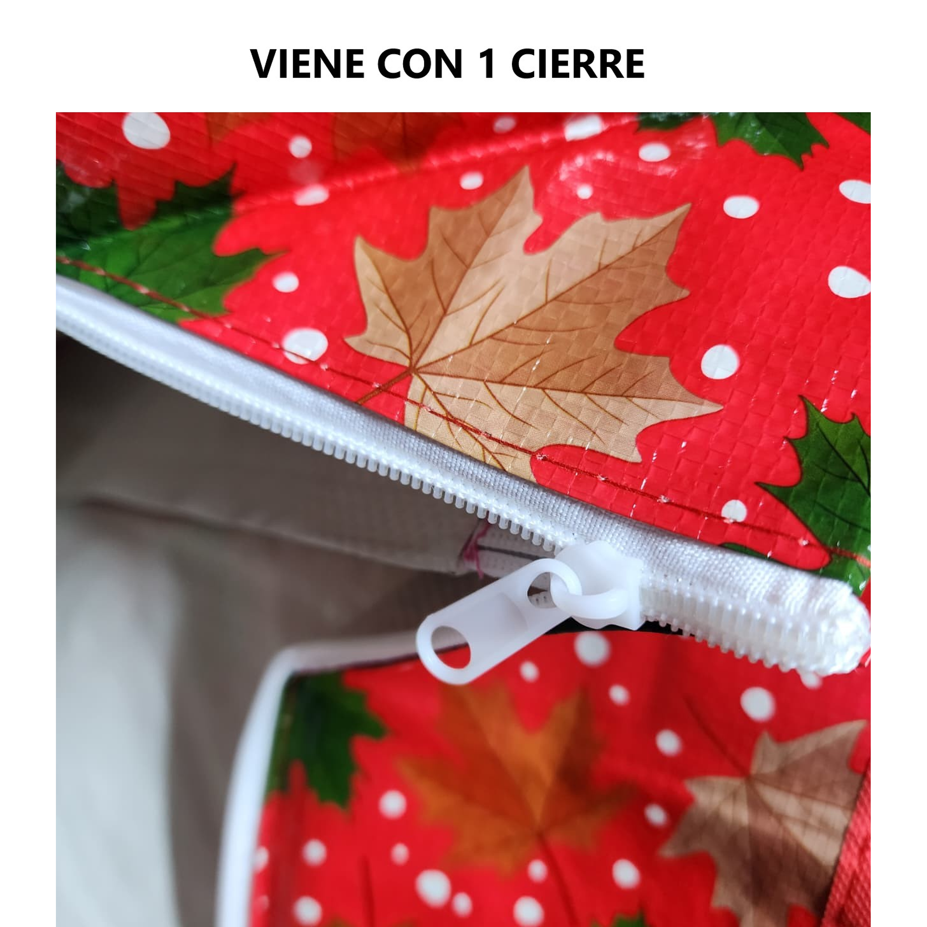 2 bolsas con cierre de 79cm  con diseño - GRANDE  11