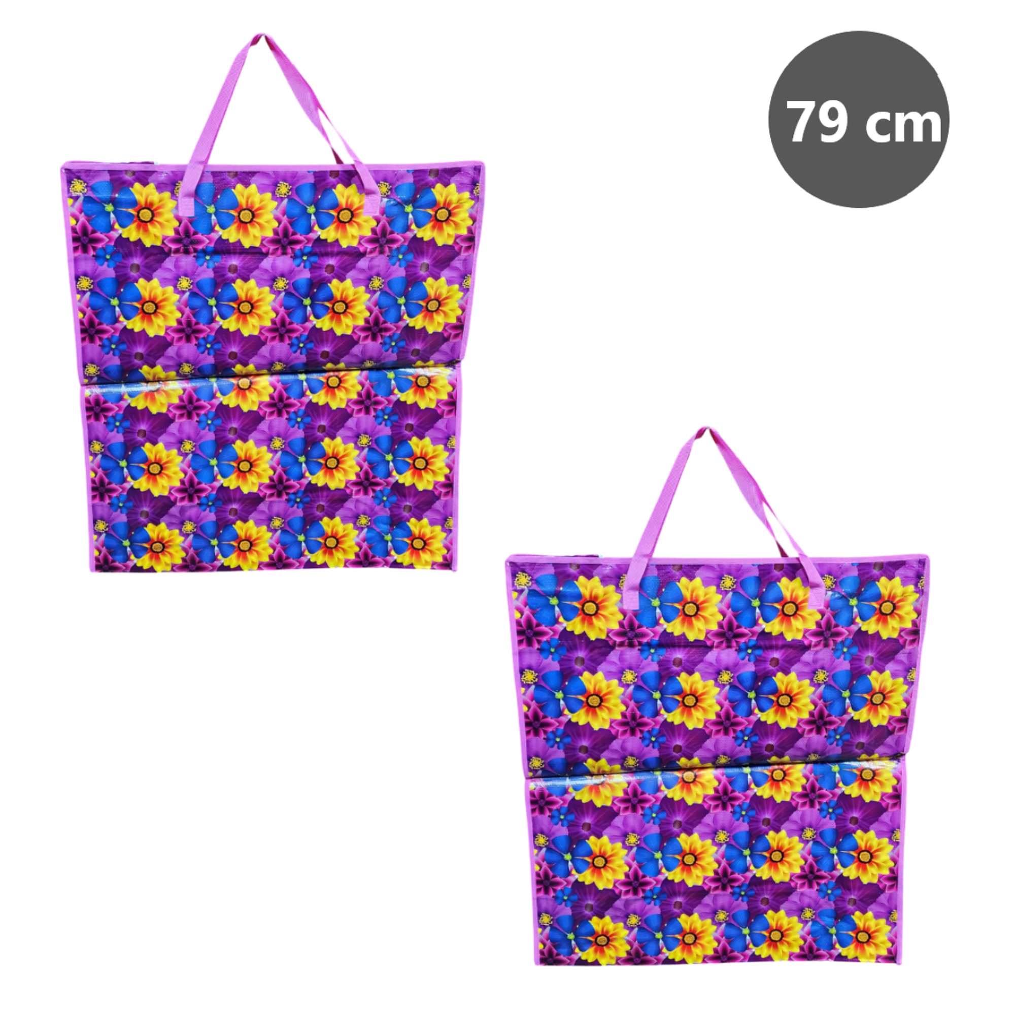 2 bolsas con cierre de 79cm  con diseño - GRANDE  4