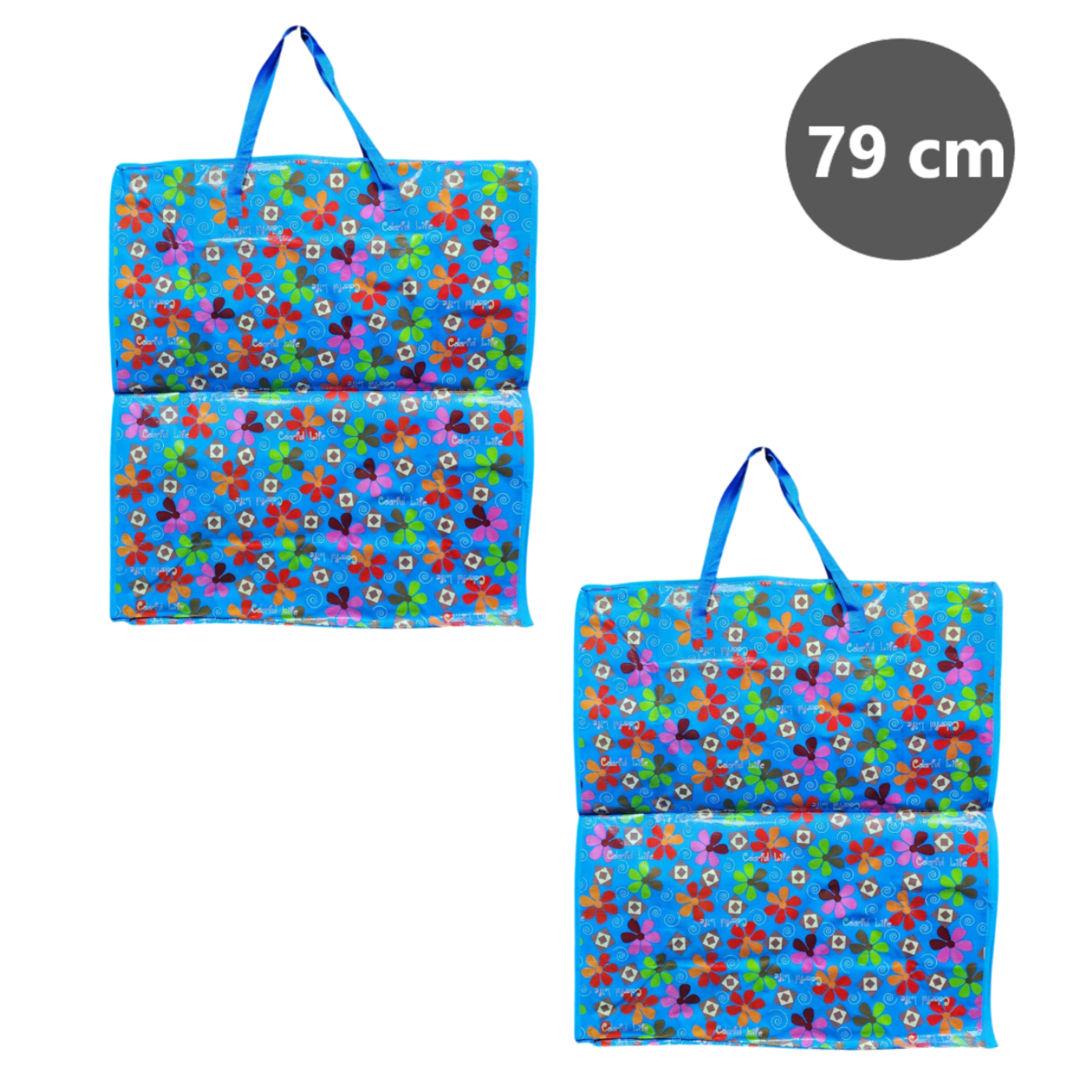 2 bolsas con cierre de 79cm  con diseño - GRANDE  8