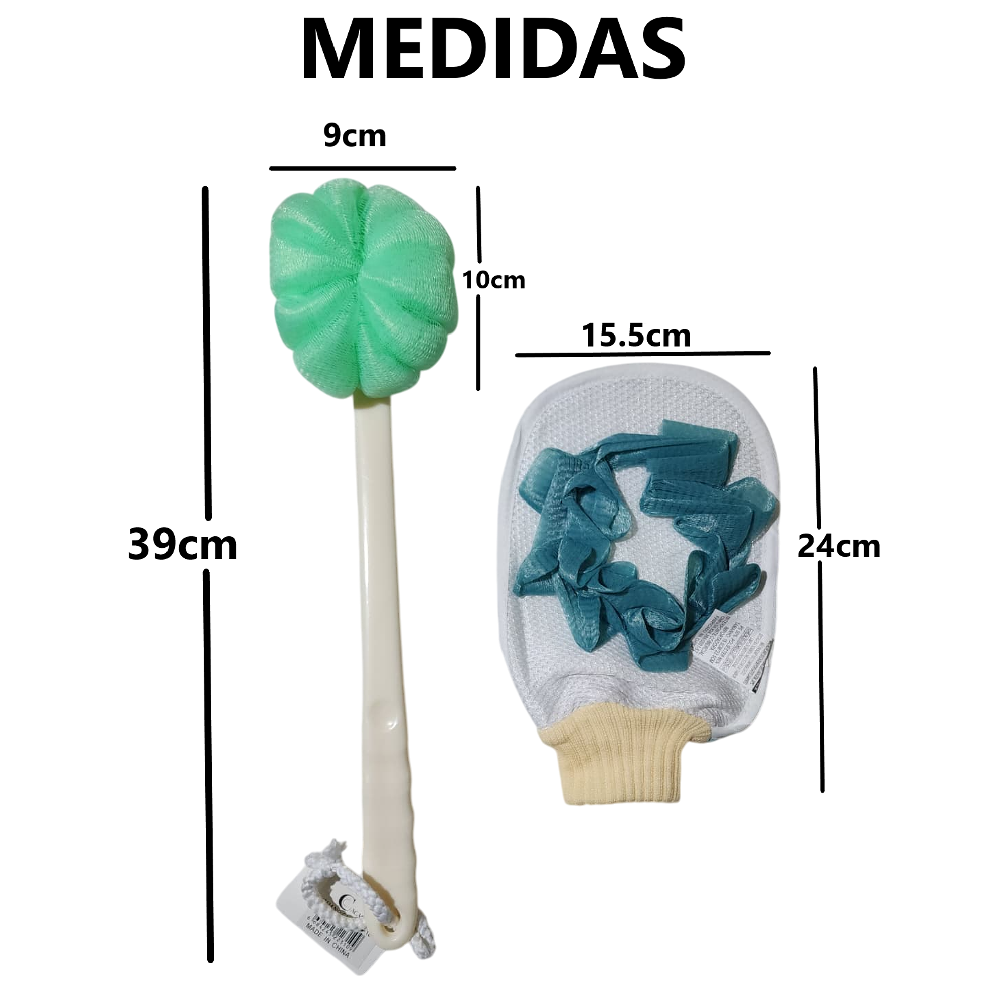 Cepillo para mano y guante 3