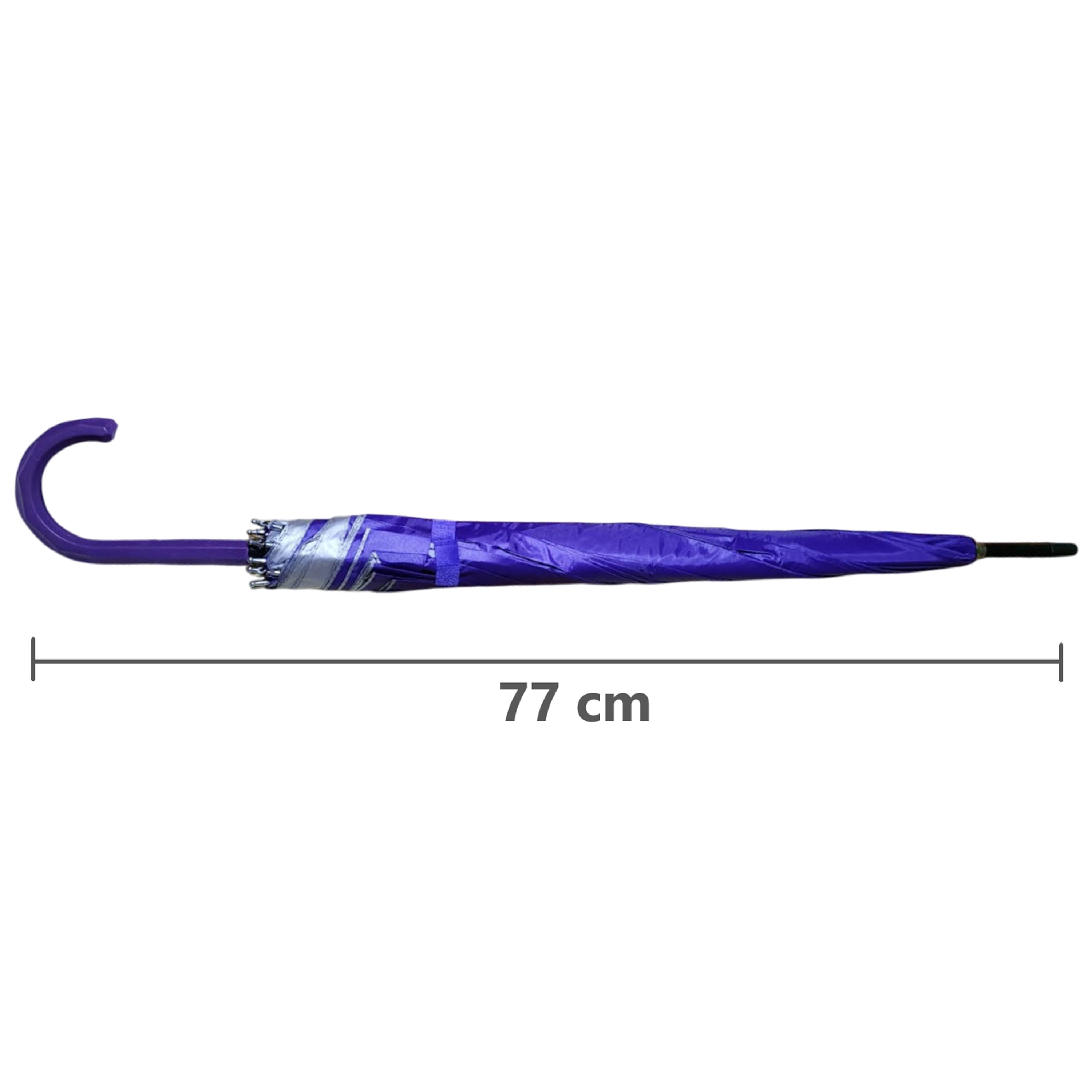 Sombrilla de mano grande con mango tipo bastón  9